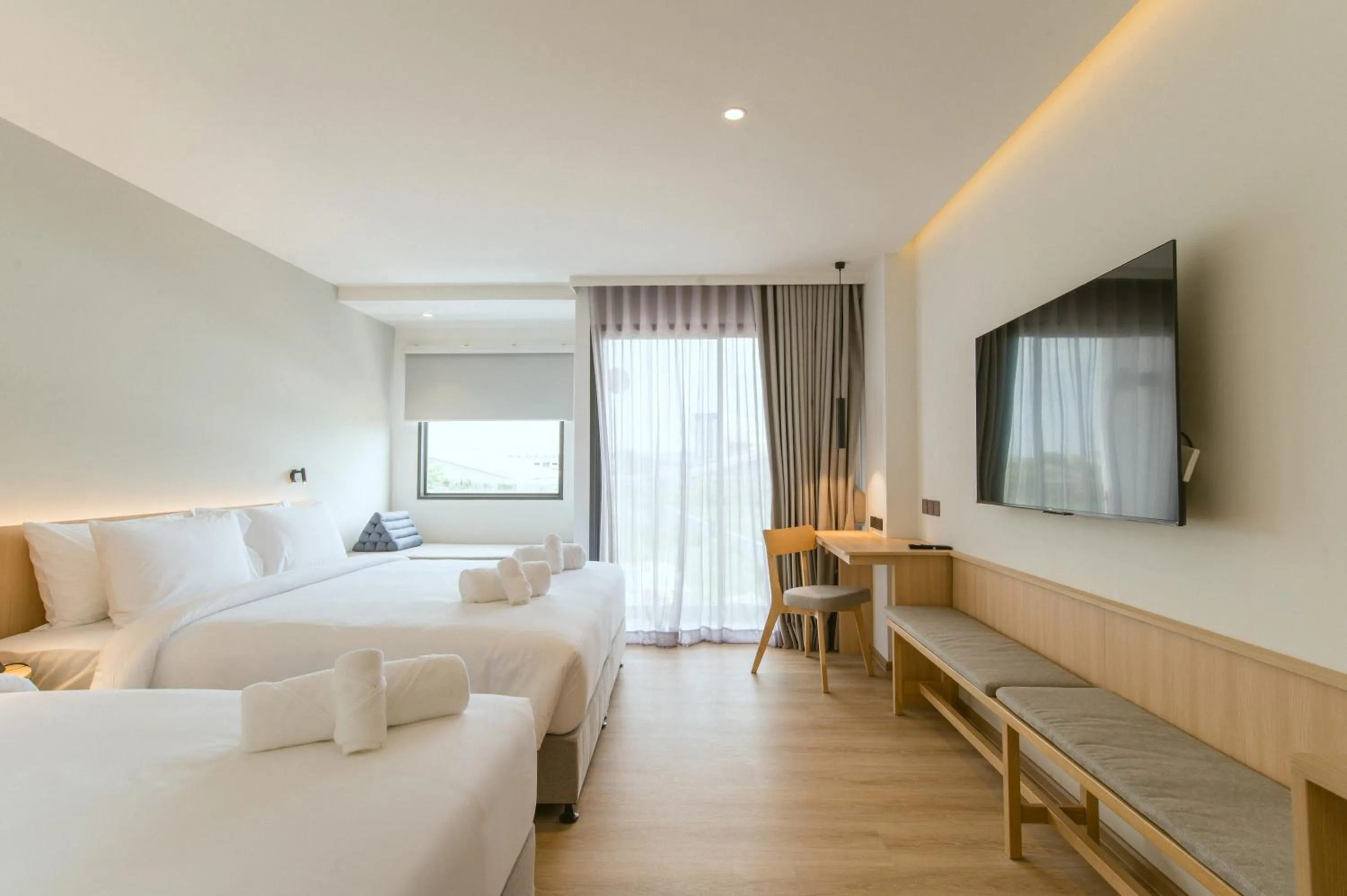 Bed in PAAK Hotel Suvarnabhumi