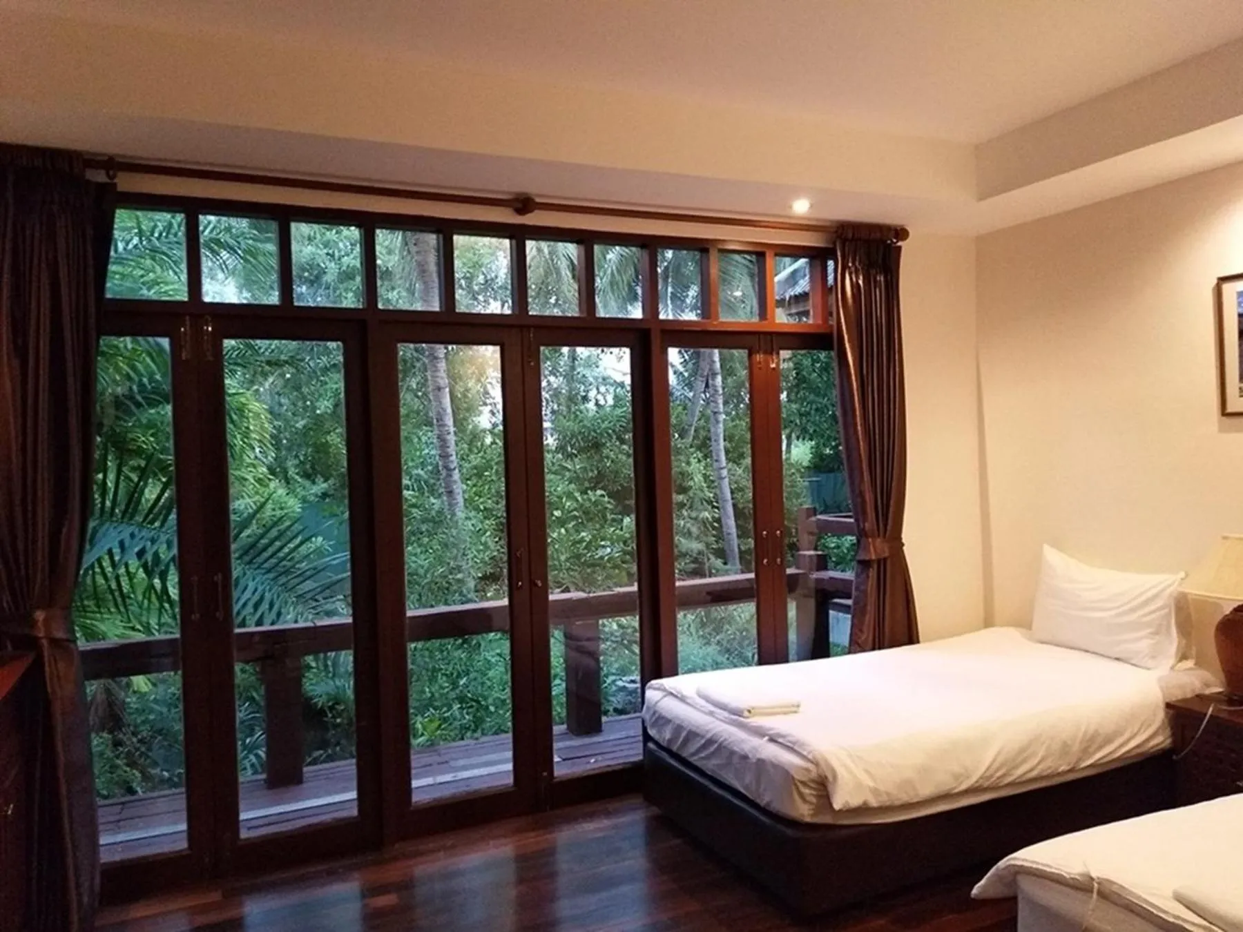 View (from property/room), Bed in Baan Tai Had Resort