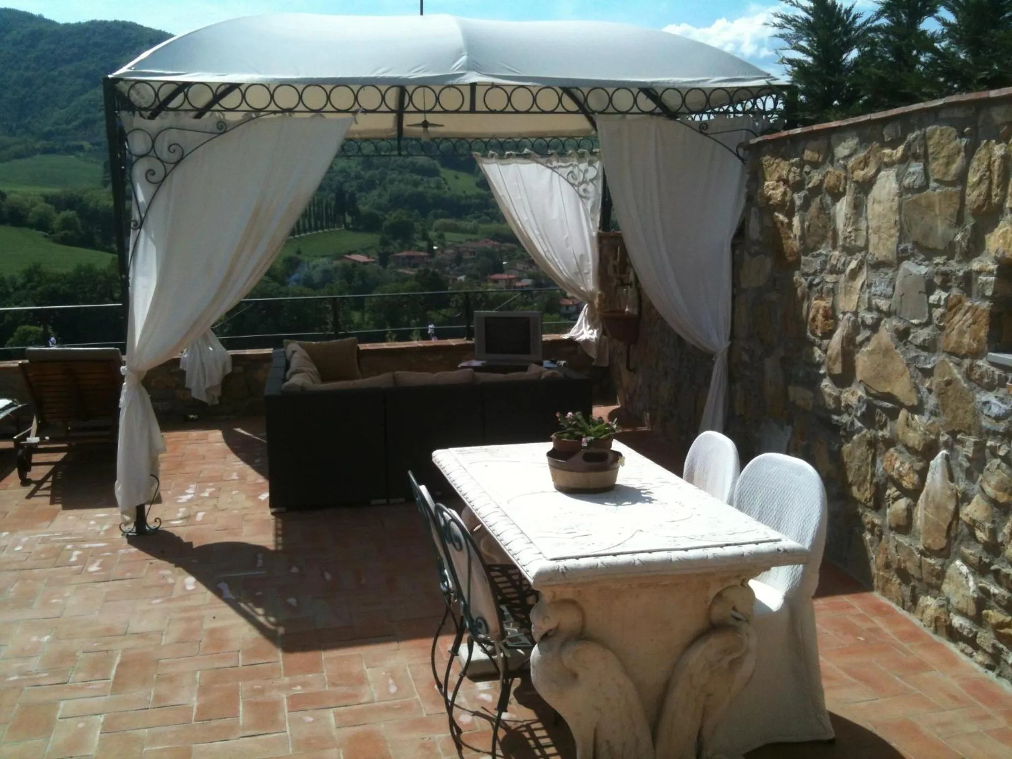 Balcony/Terrace in B&B Pino del Capitano