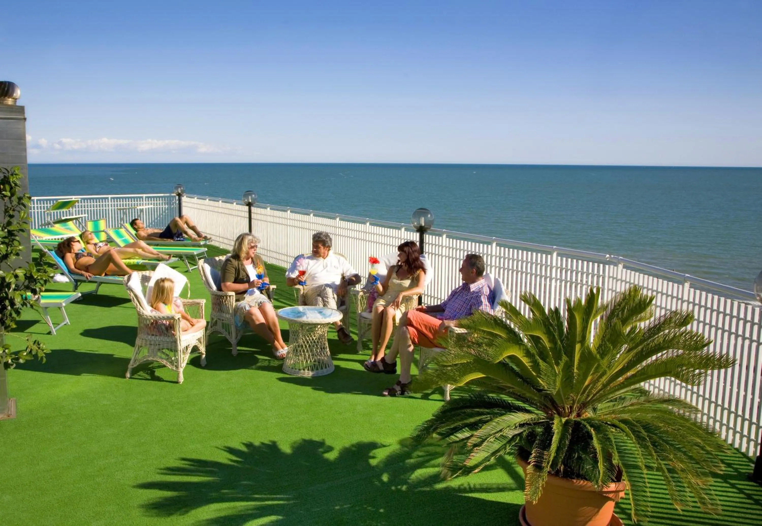 Sea view in Hotel Adria sul Mare