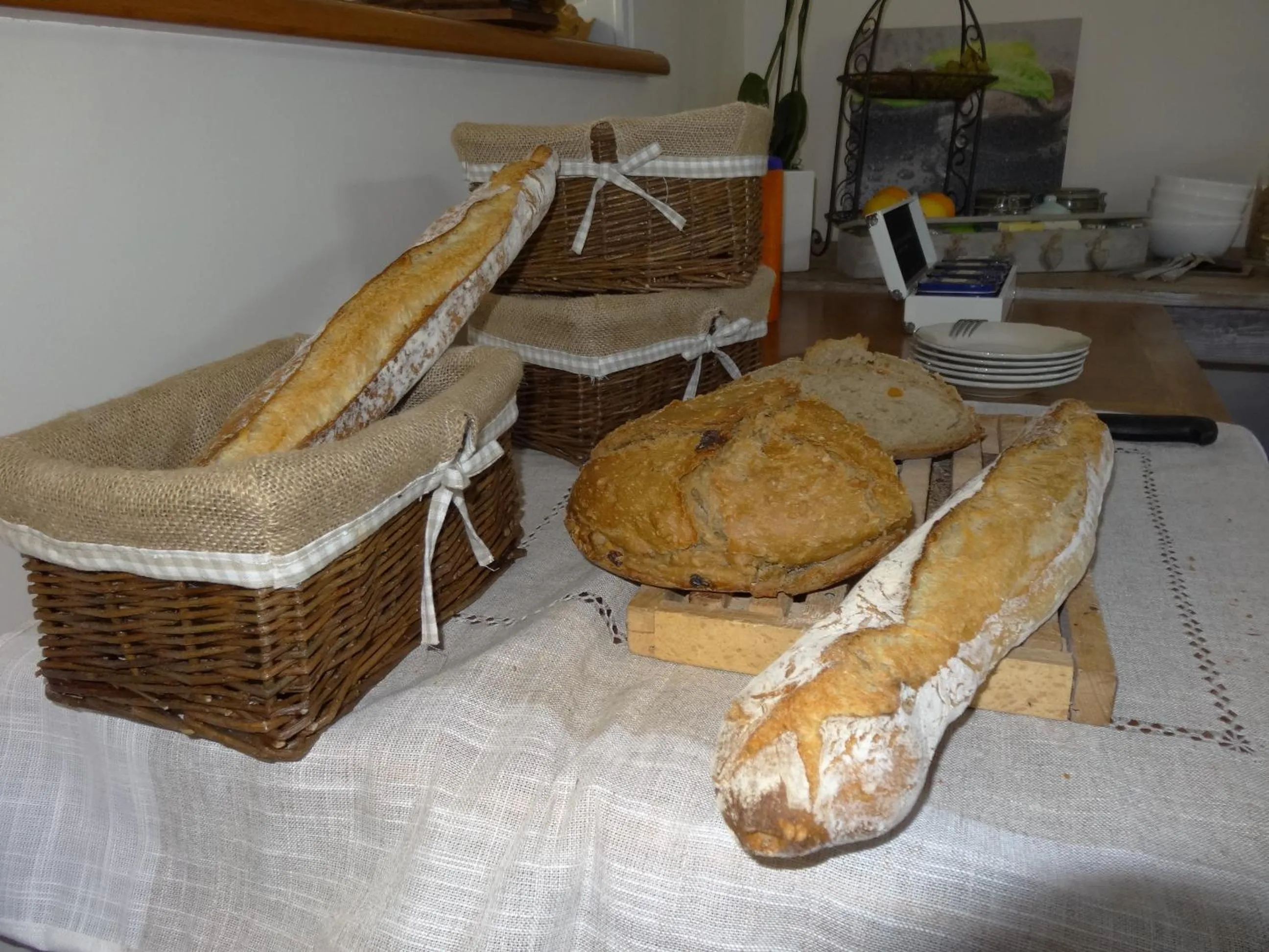 Buffet breakfast in Jardin de Canaan