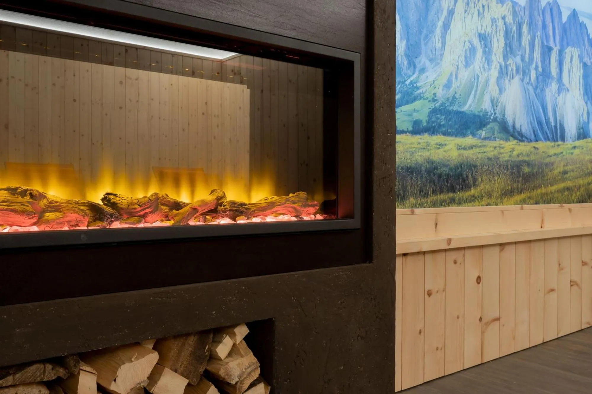 Sauna in Hotel Pütia