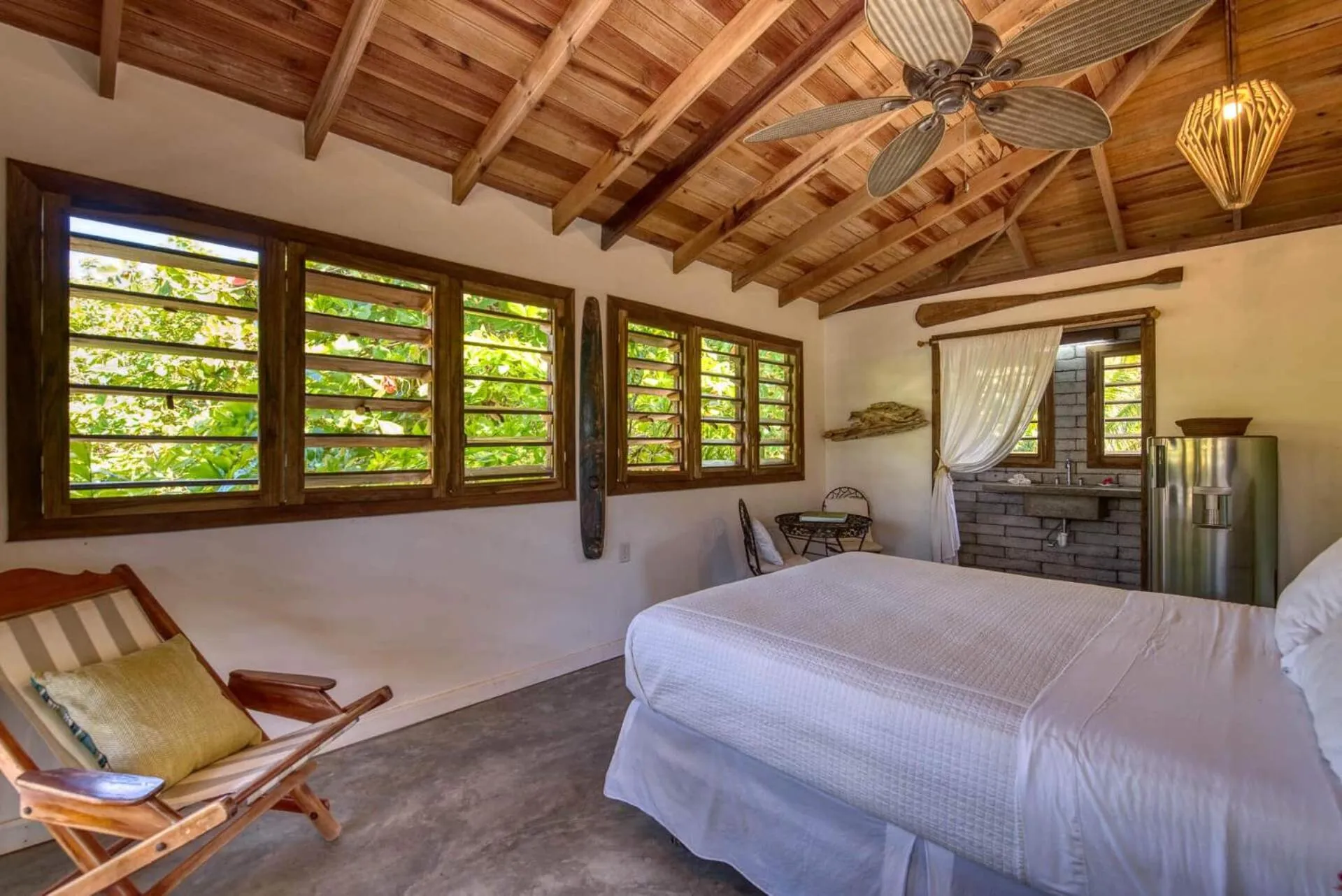 Bed in Camp Bay Lodge