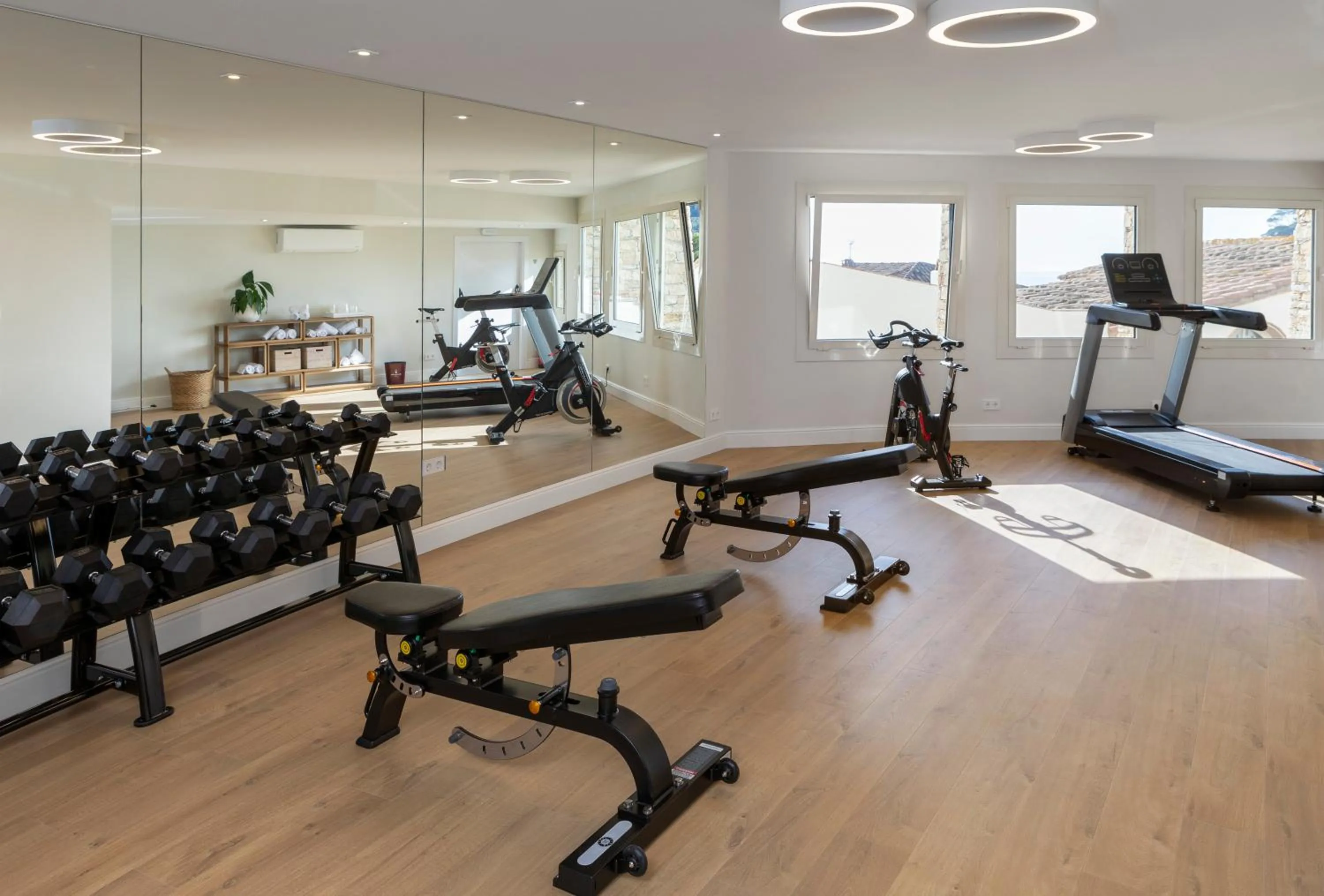 Fitness centre/facilities in Hotel Aigua Blava