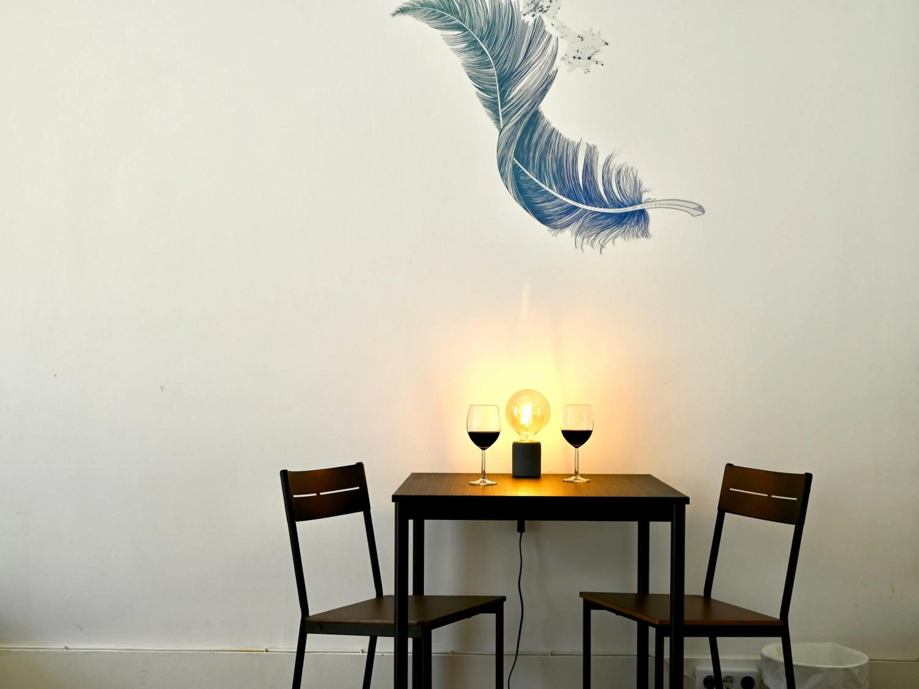 Decorative detail in Ambiente Hostel