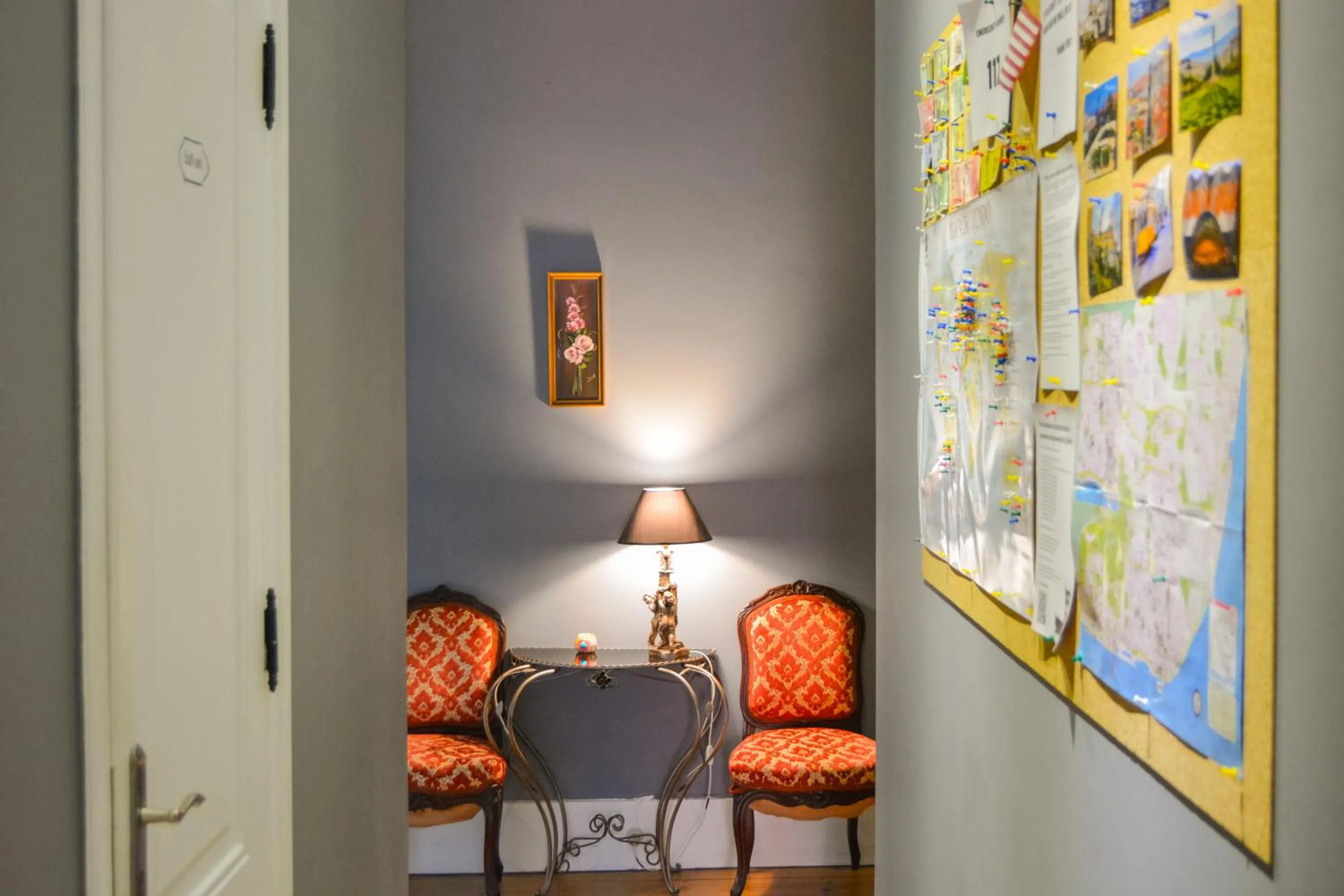 Decorative detail in Ambiente Hostel