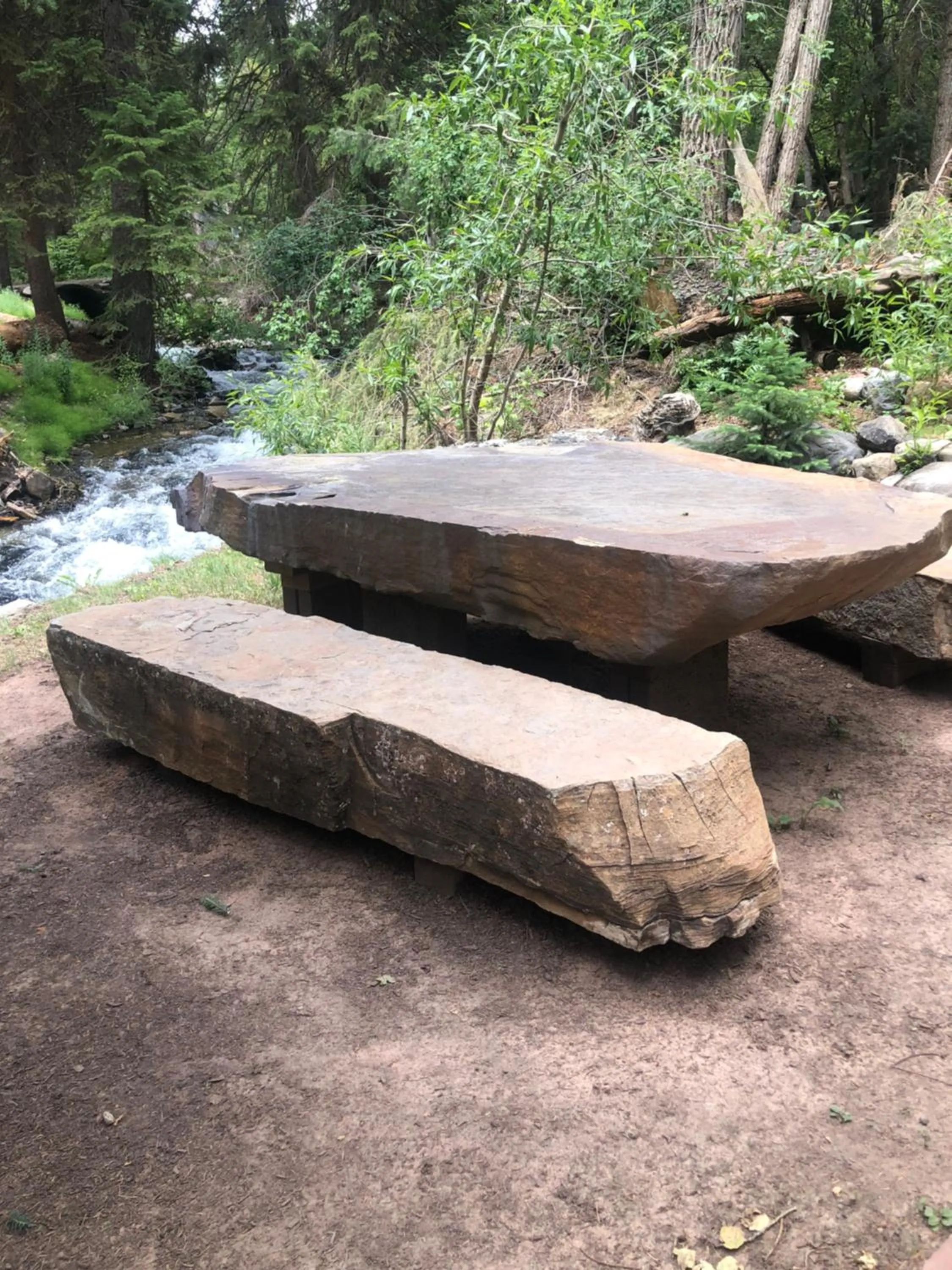 Dining area in Treehouse On The Stream Sundance, Utah