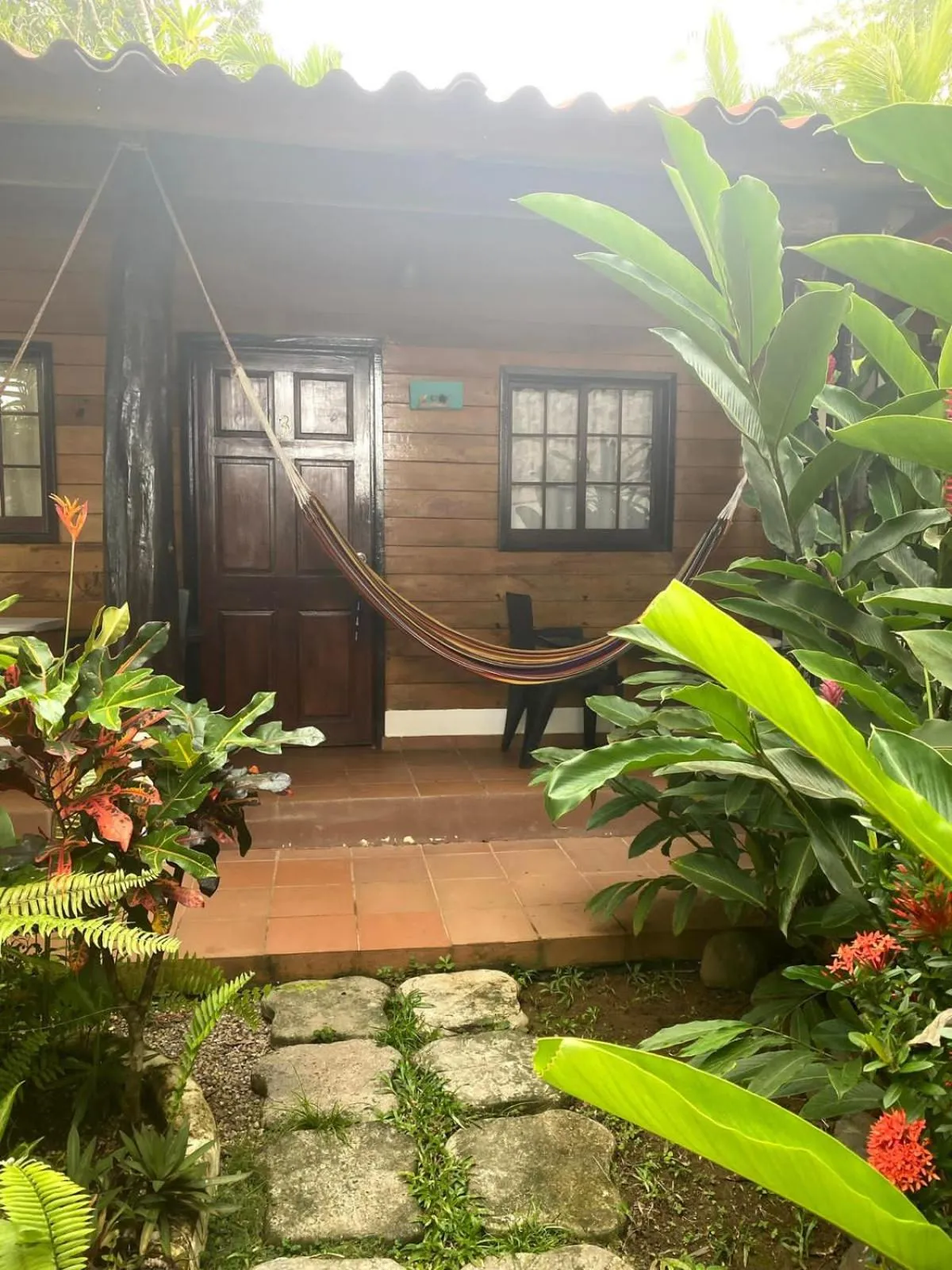 Garden in Hotel y Restaurante Mama Ines