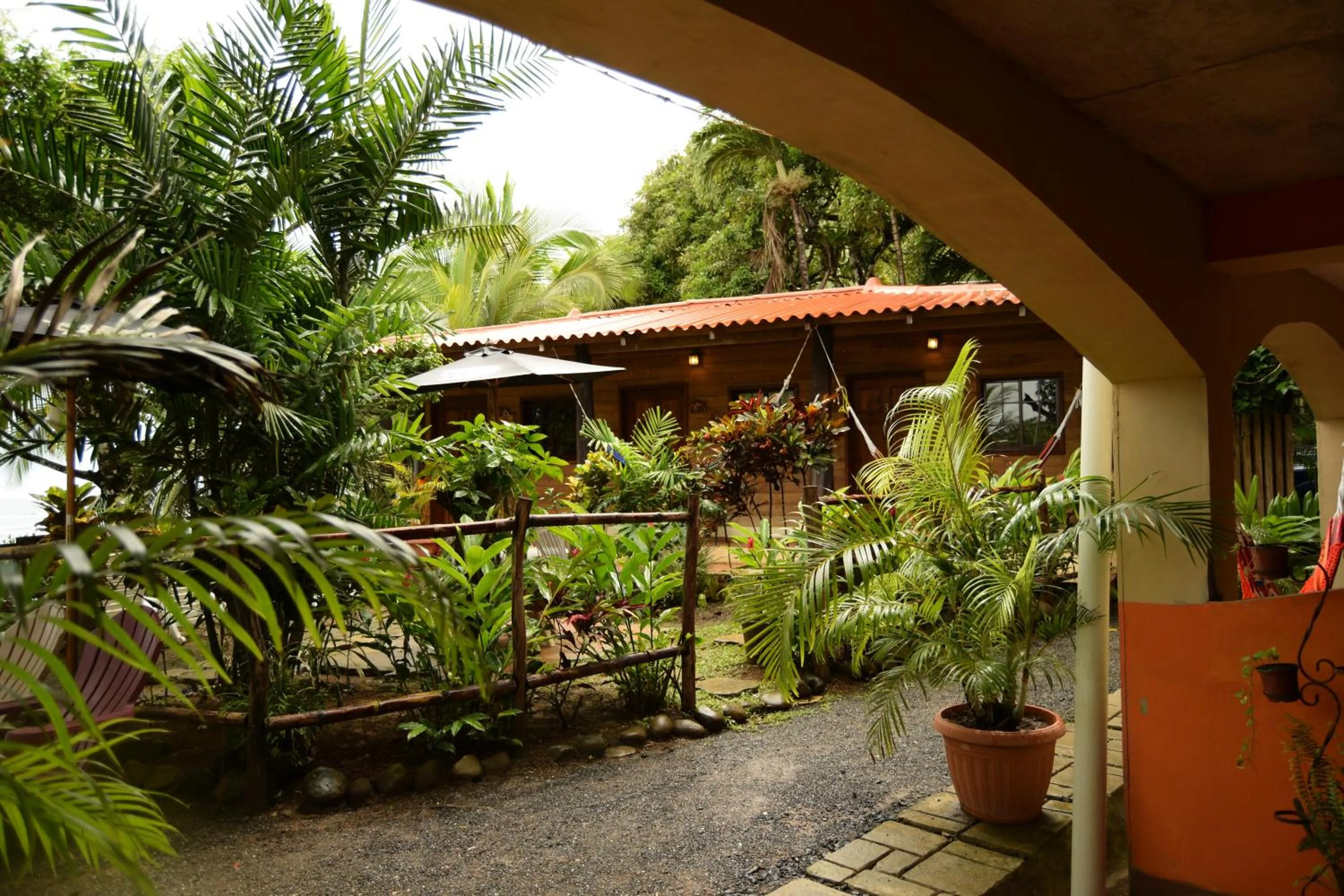 Garden in Hotel y Restaurante Mama Ines