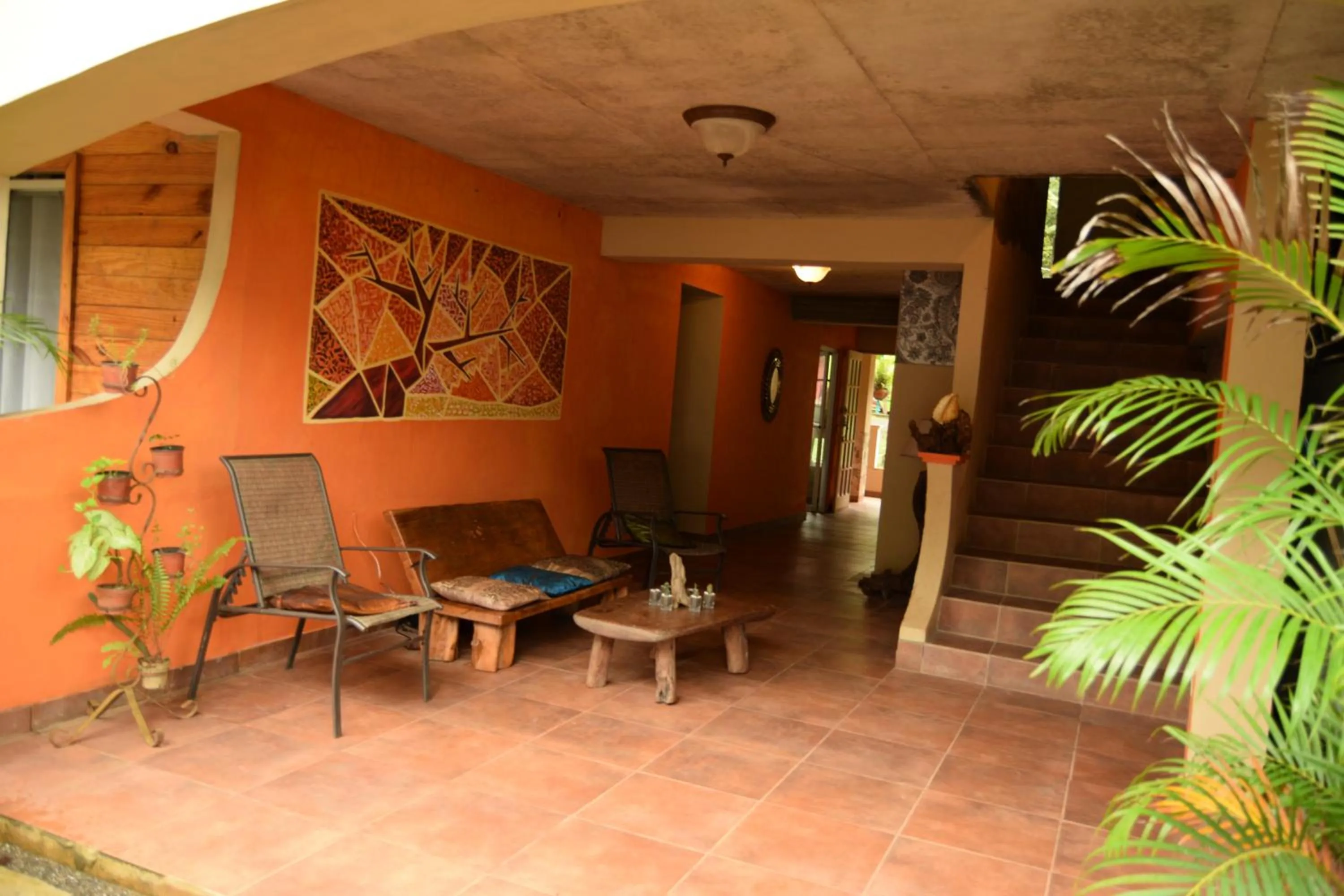 Patio in Hotel y Restaurante Mama Ines