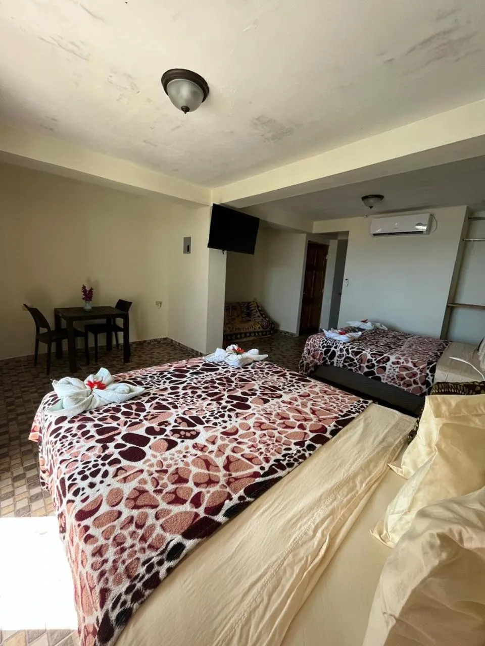 Bed in Hotel y Restaurante Mama Ines