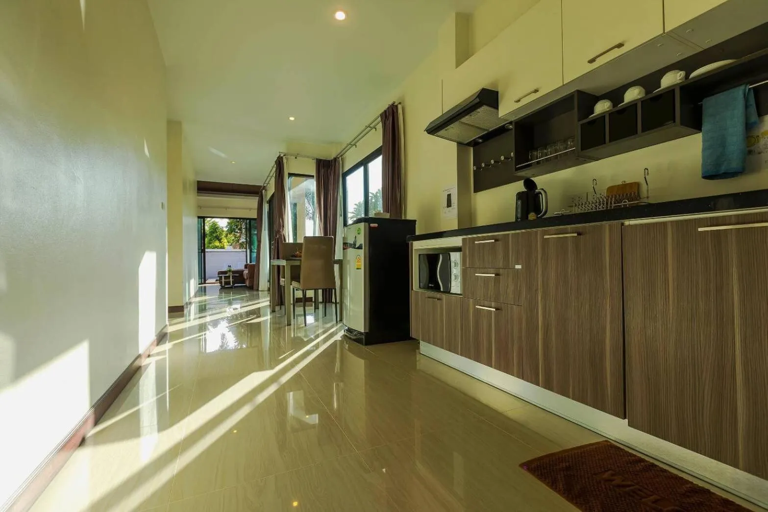 Kitchen or kitchenette in Aonang Oscar Pool Villas - Free Shuttle to Aonang Beach -shared pool - private pool