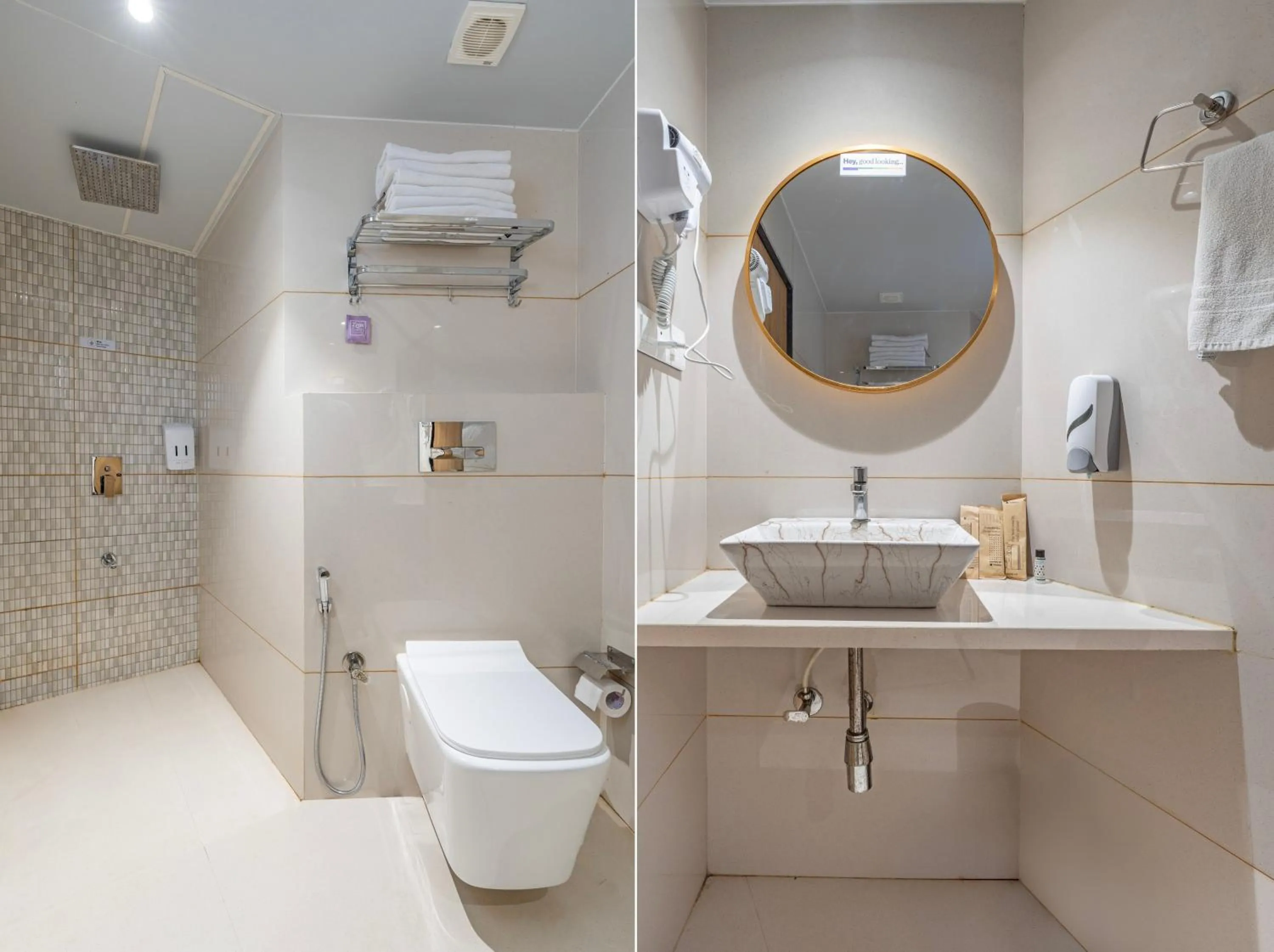 Bathroom in Treebo Alfa Suites