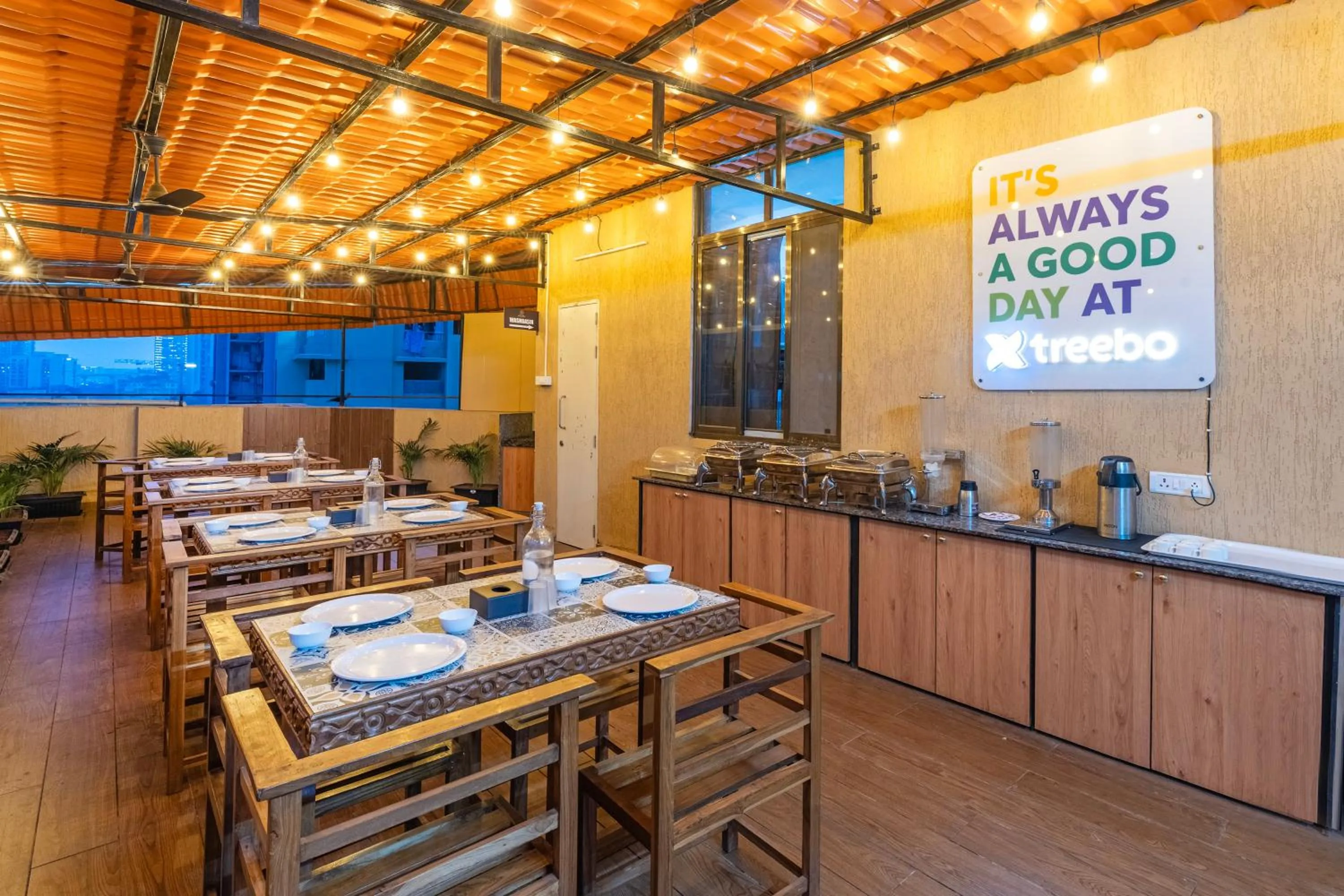Dining area in Treebo Alfa Suites
