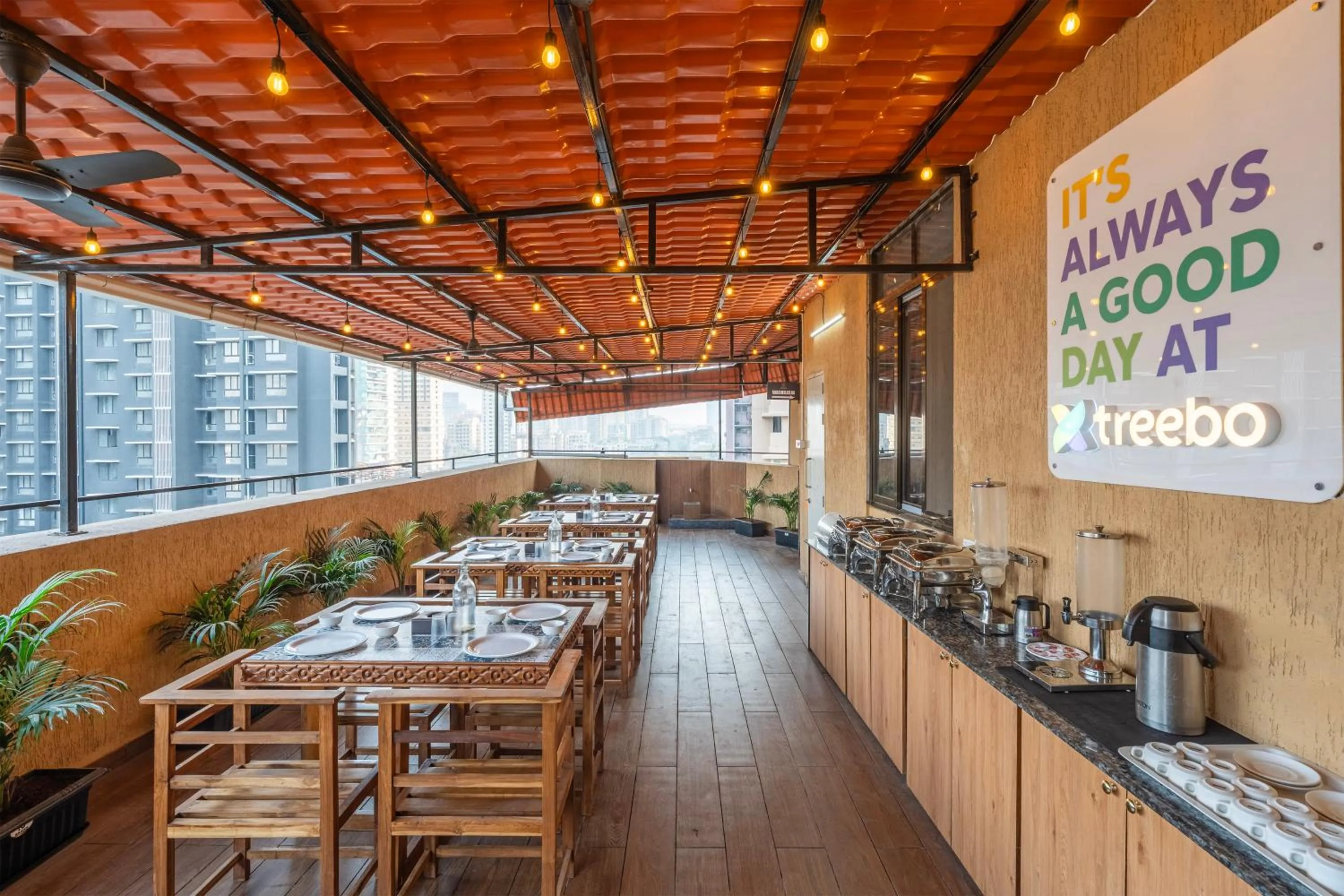 Dining area in Treebo Alfa Suites