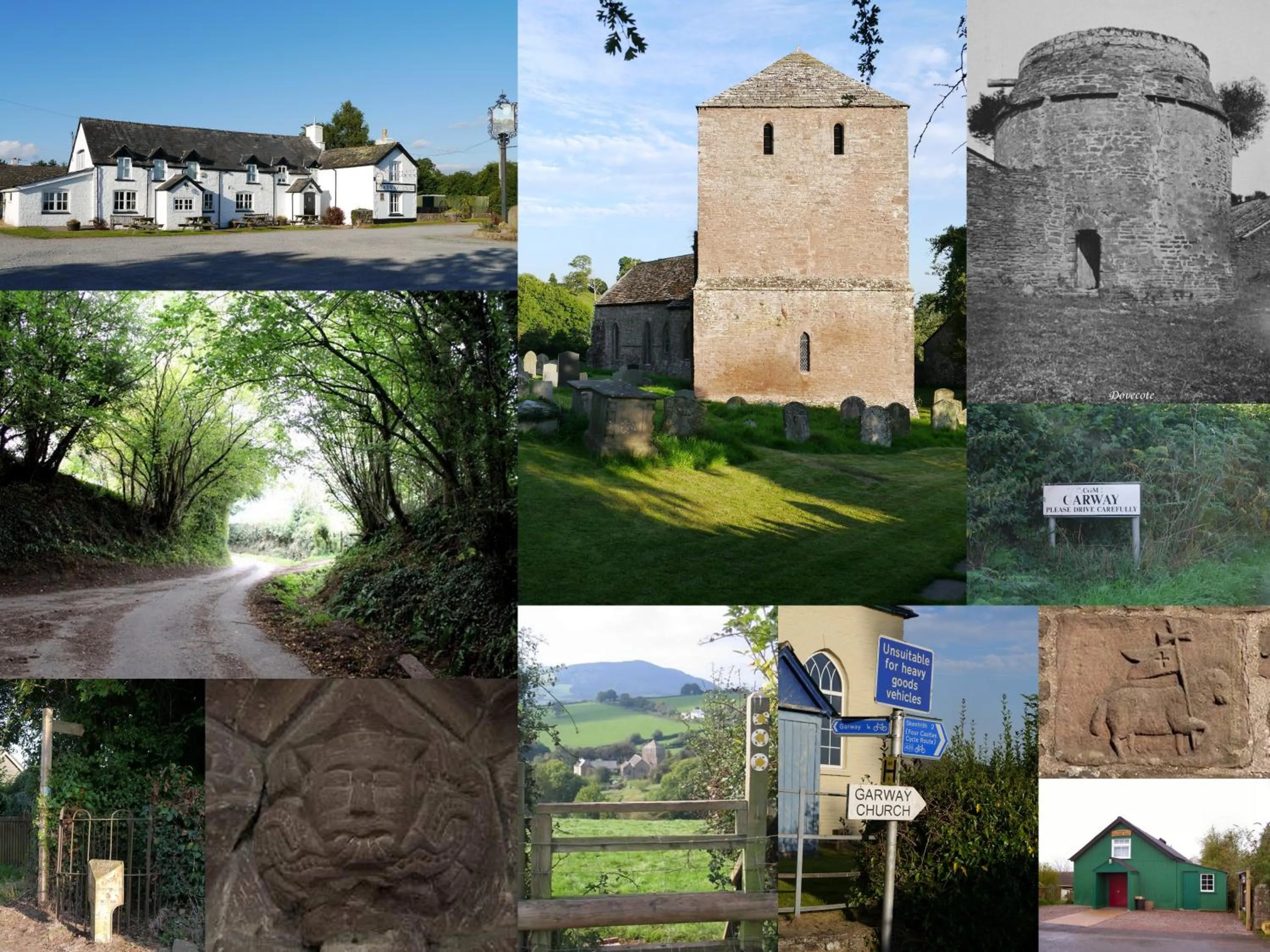 Nearby landmark in Garway Moon Inn