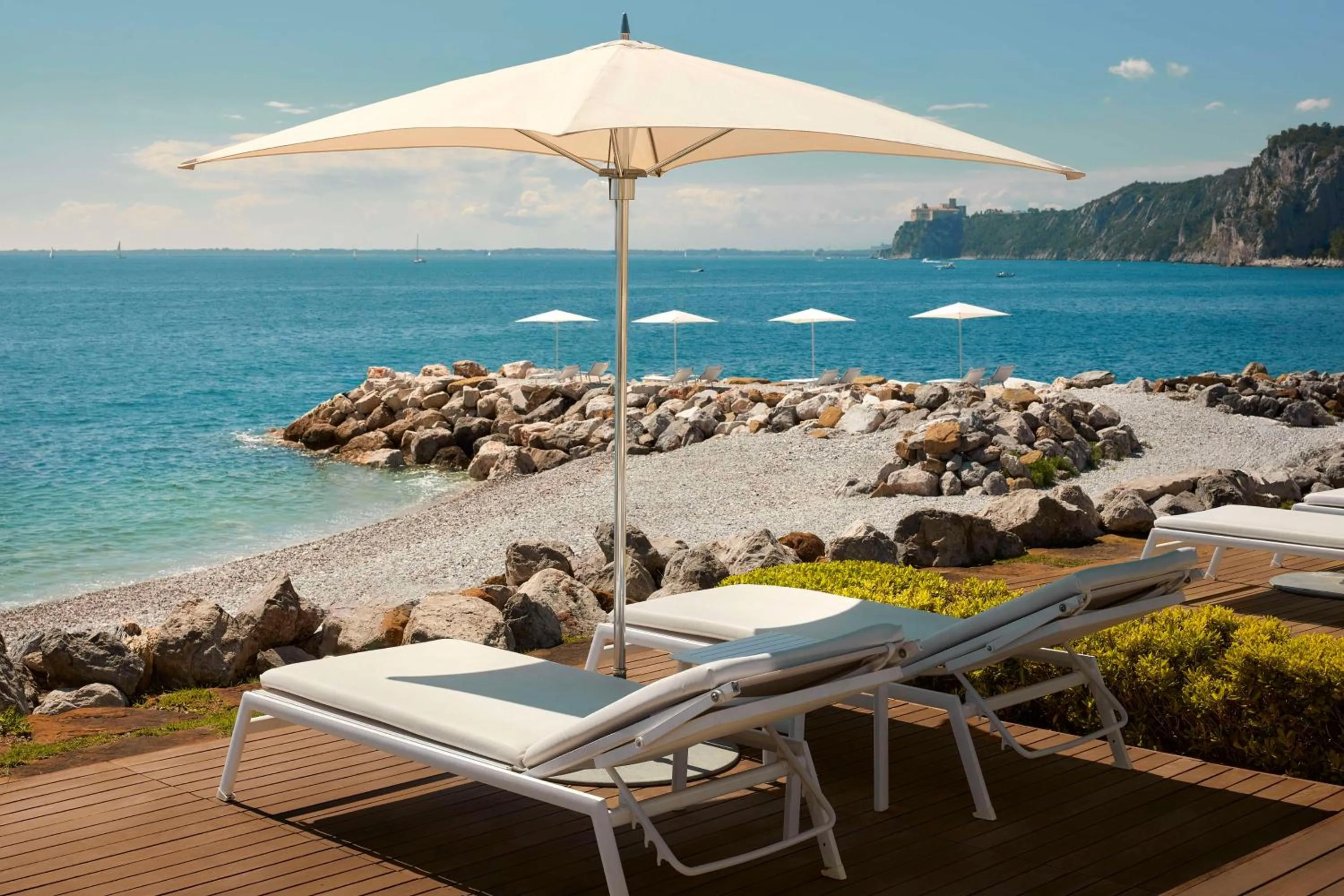 Beach in Tivoli Portopiccolo Sistiana Wellness Resort & Spa