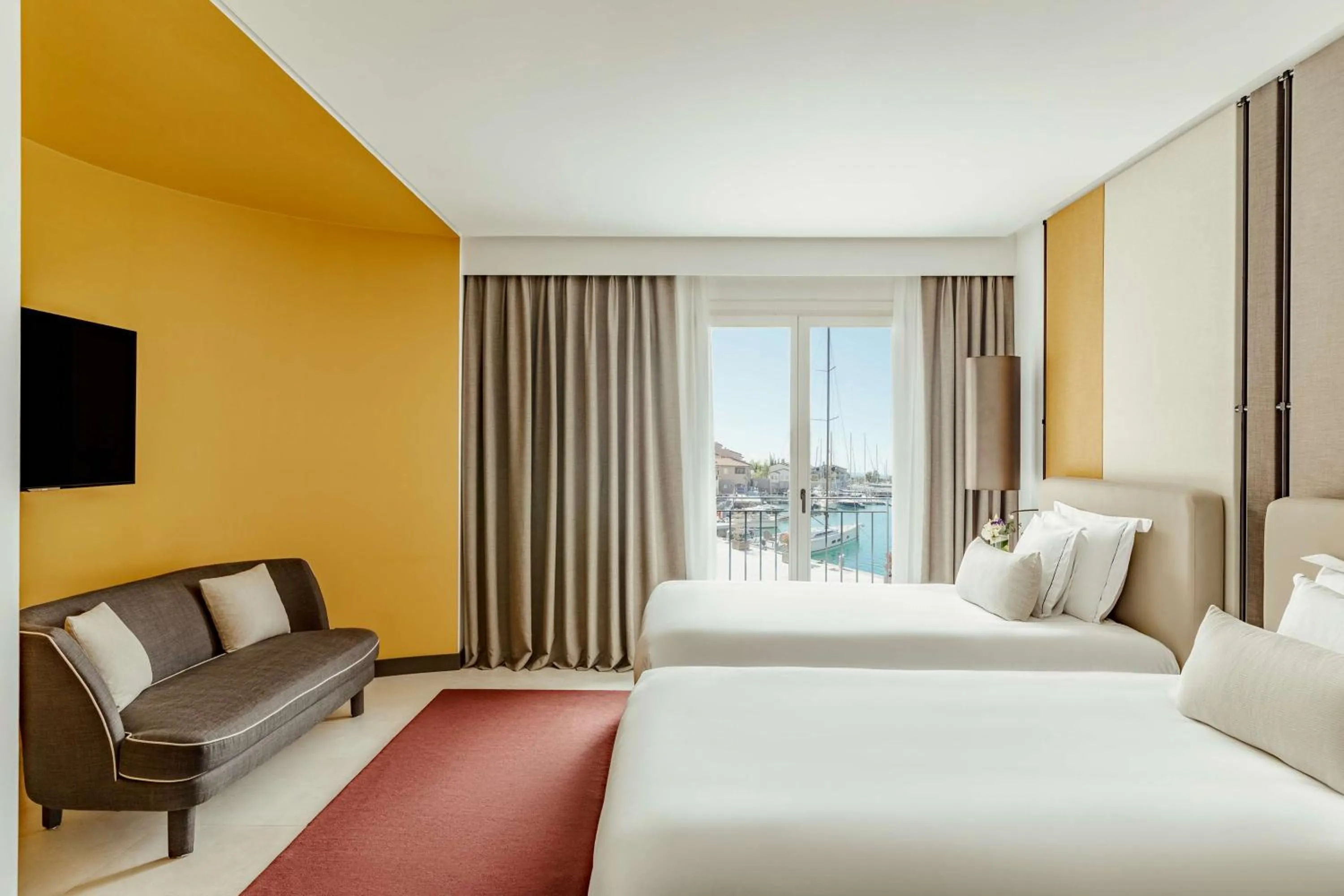 Bedroom, Bed in Tivoli Portopiccolo Sistiana Wellness Resort & Spa