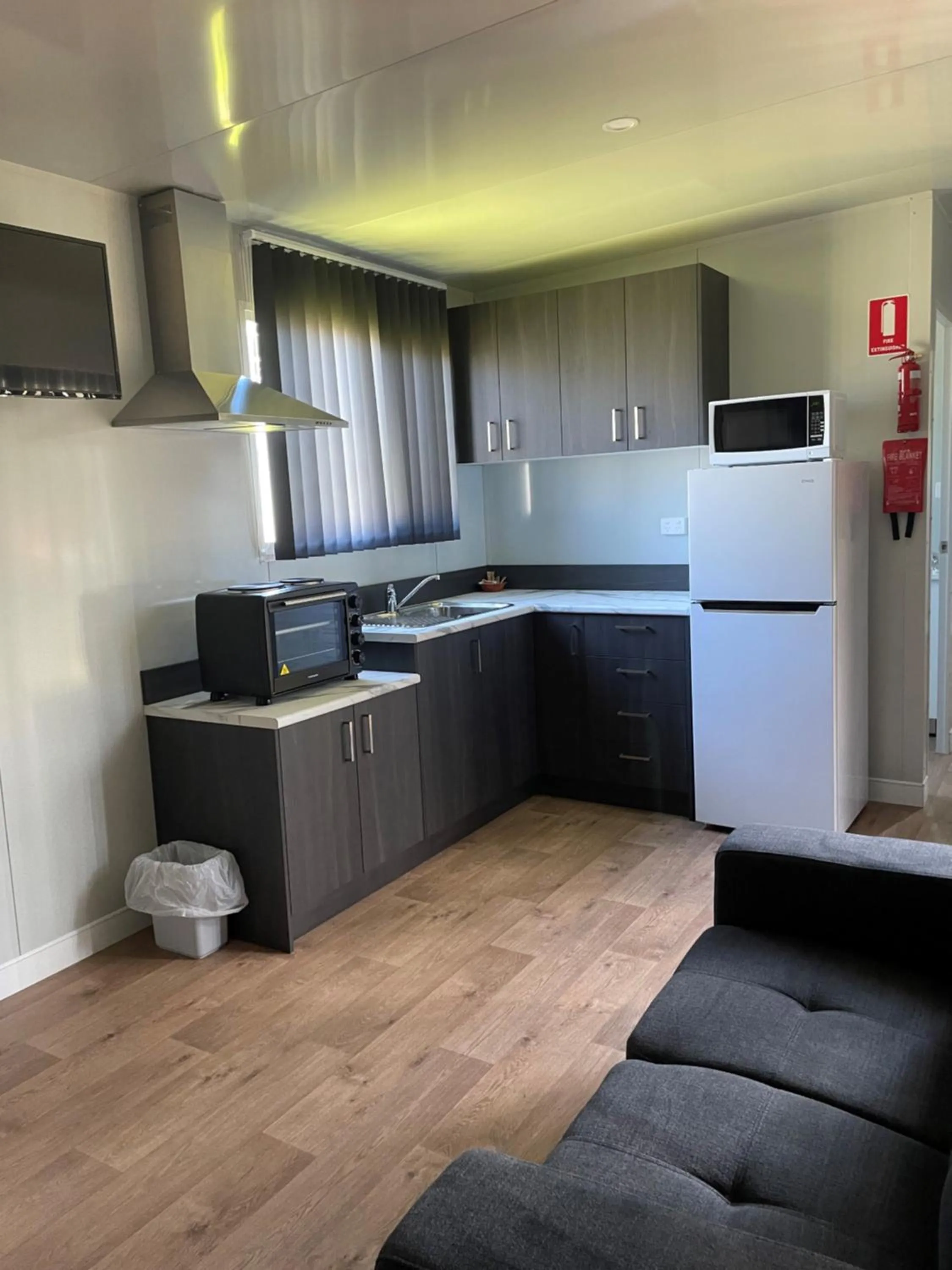 Kitchen or kitchenette in Australian Motor Home Tourist Park Twelve Mile Creek