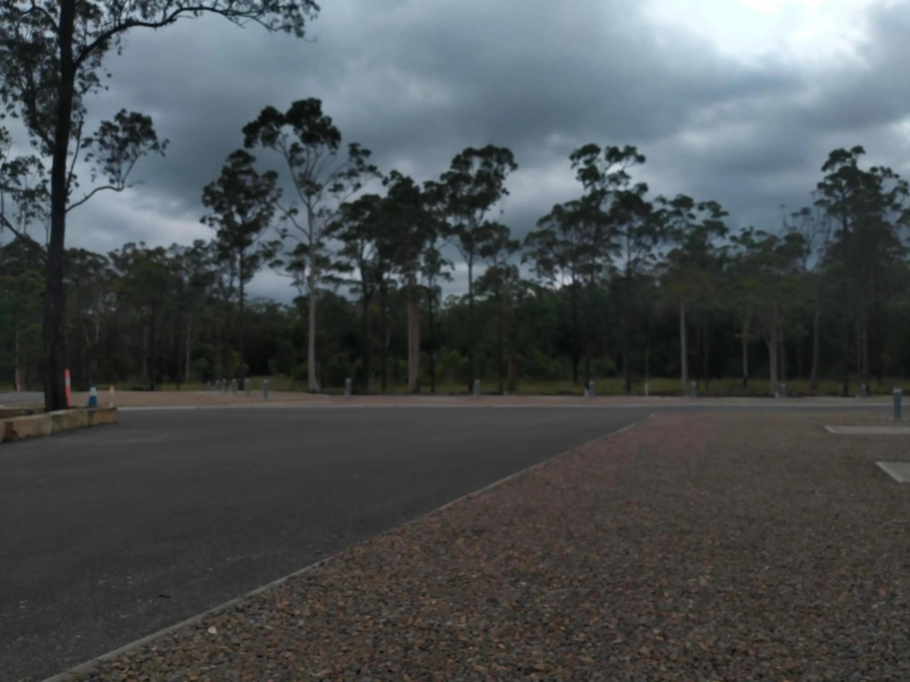 Natural landscape in Australian Motor Home Tourist Park Twelve Mile Creek