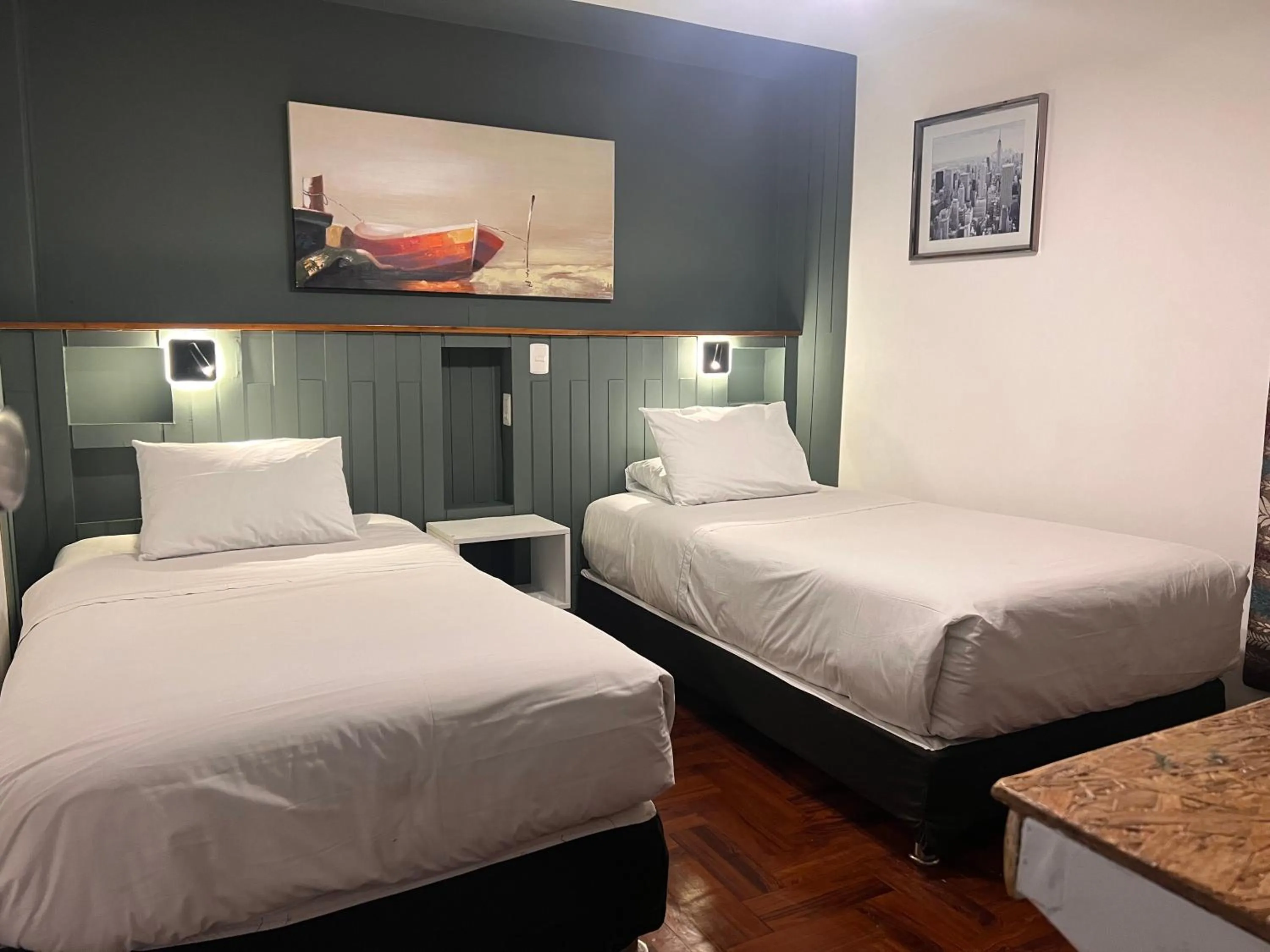 Bed in La Casa del Viajero