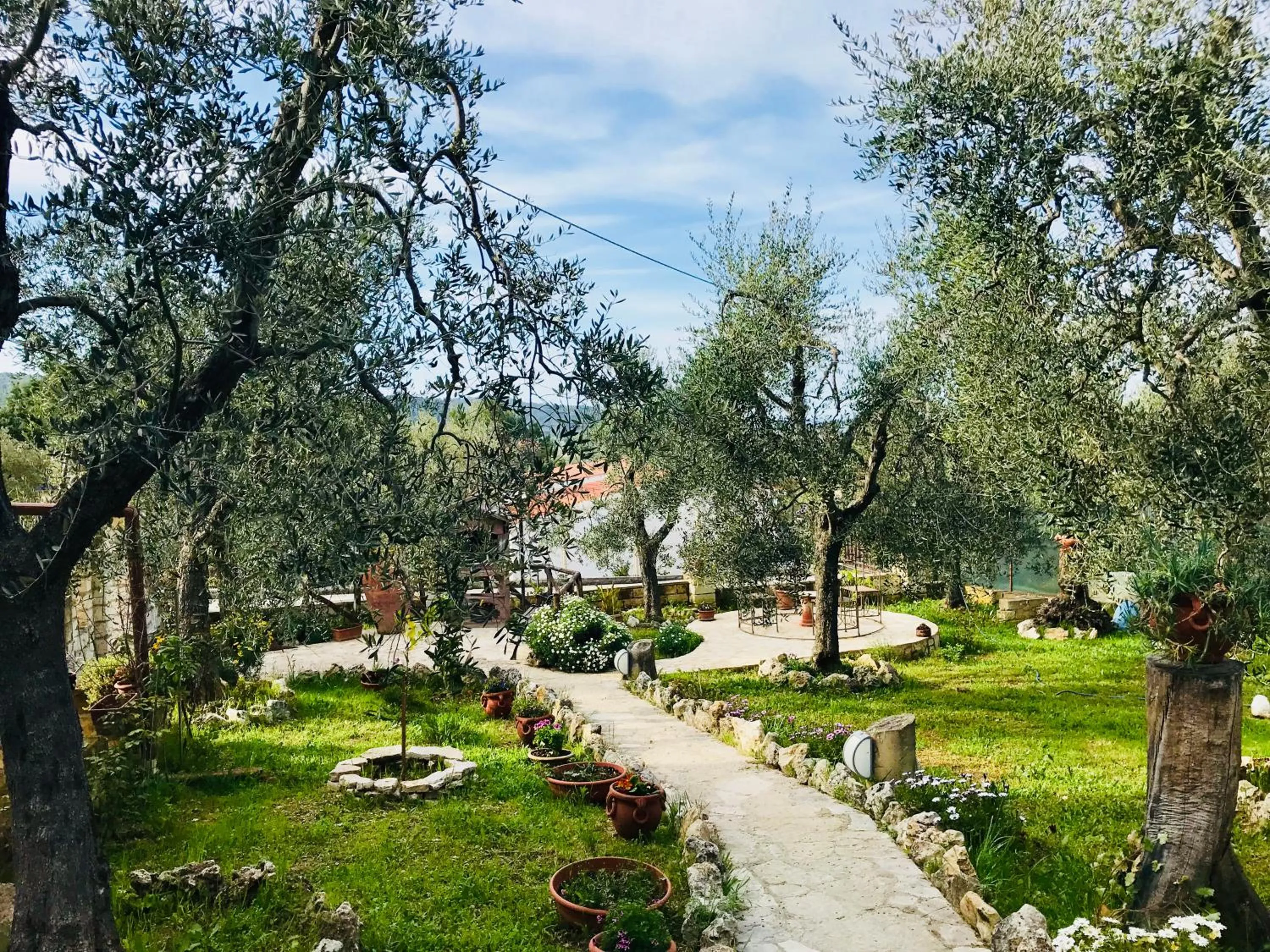 Garden view in Casale Degli Angeli