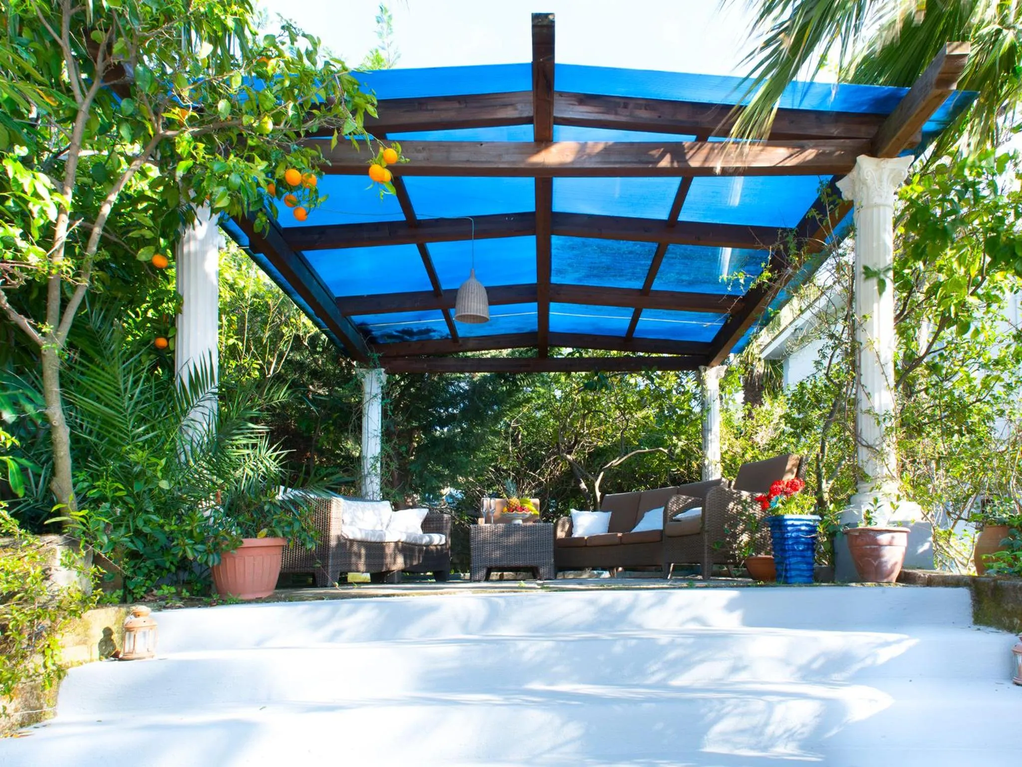 Patio in Villa Giovanna