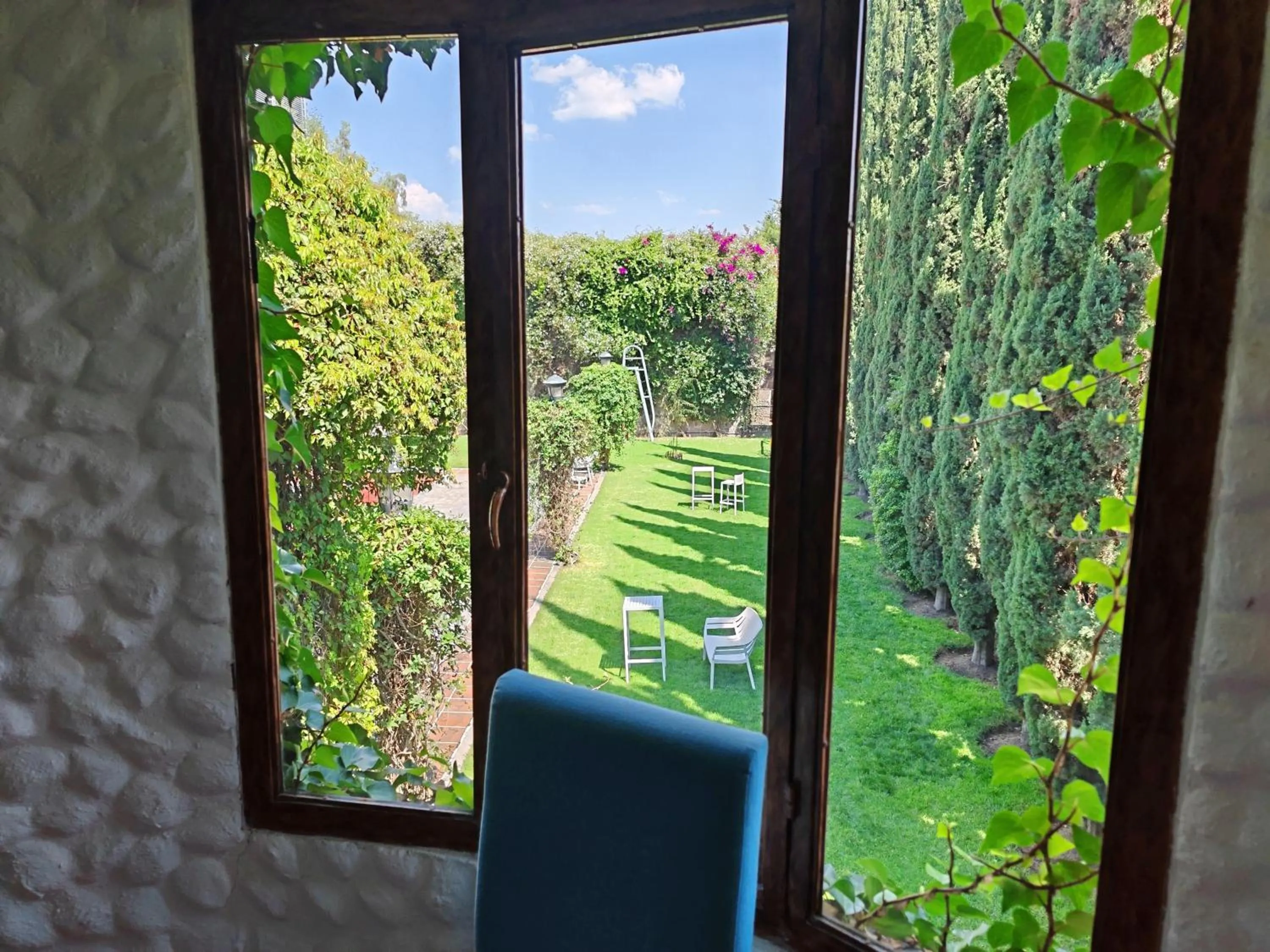 Garden view in Mansion Tepotzotlan