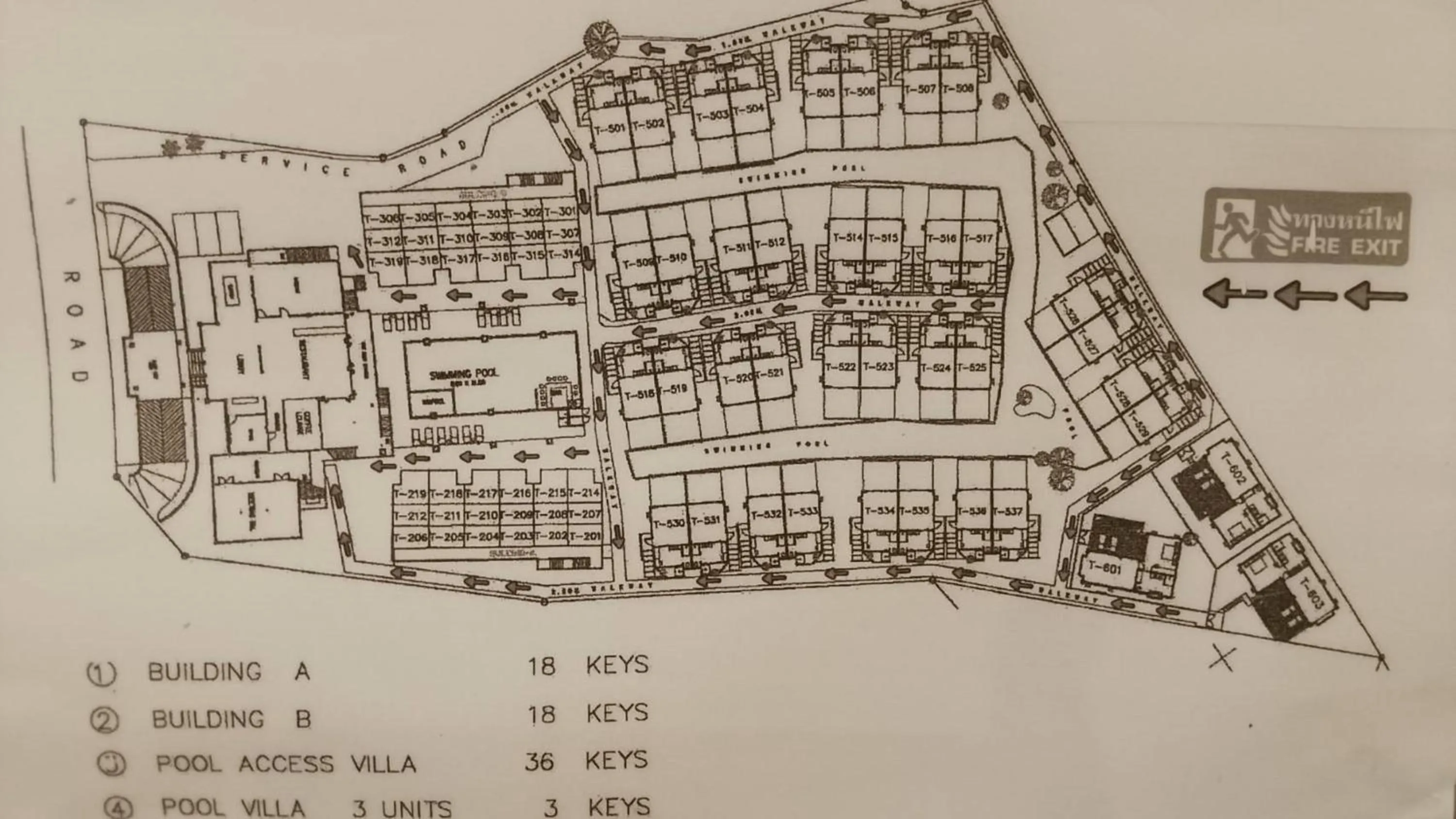 Floor plan in Howard Johnson by Wyndham Phuket Naiyang