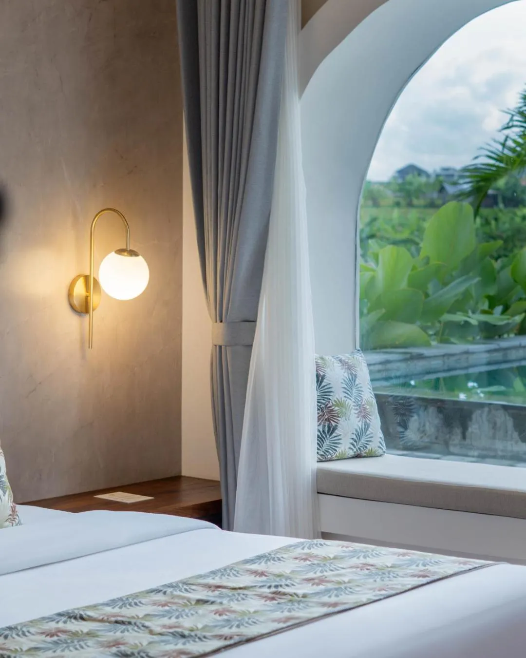 View (from property/room), Bed in La Tropica Canggu Bali By Kanaya Hospitality