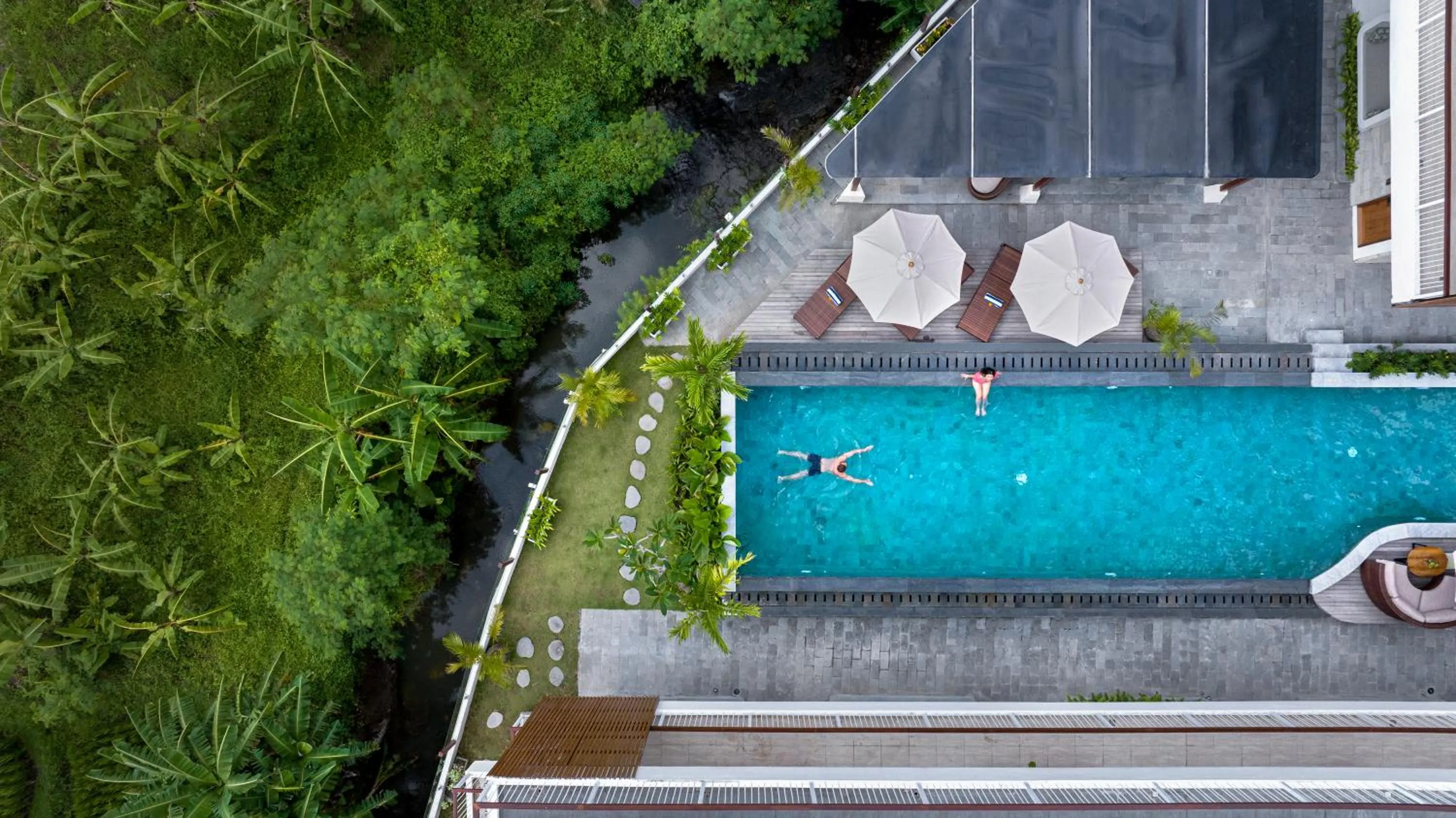 Swimming pool in La Tropica Canggu Bali By Kanaya Hospitality