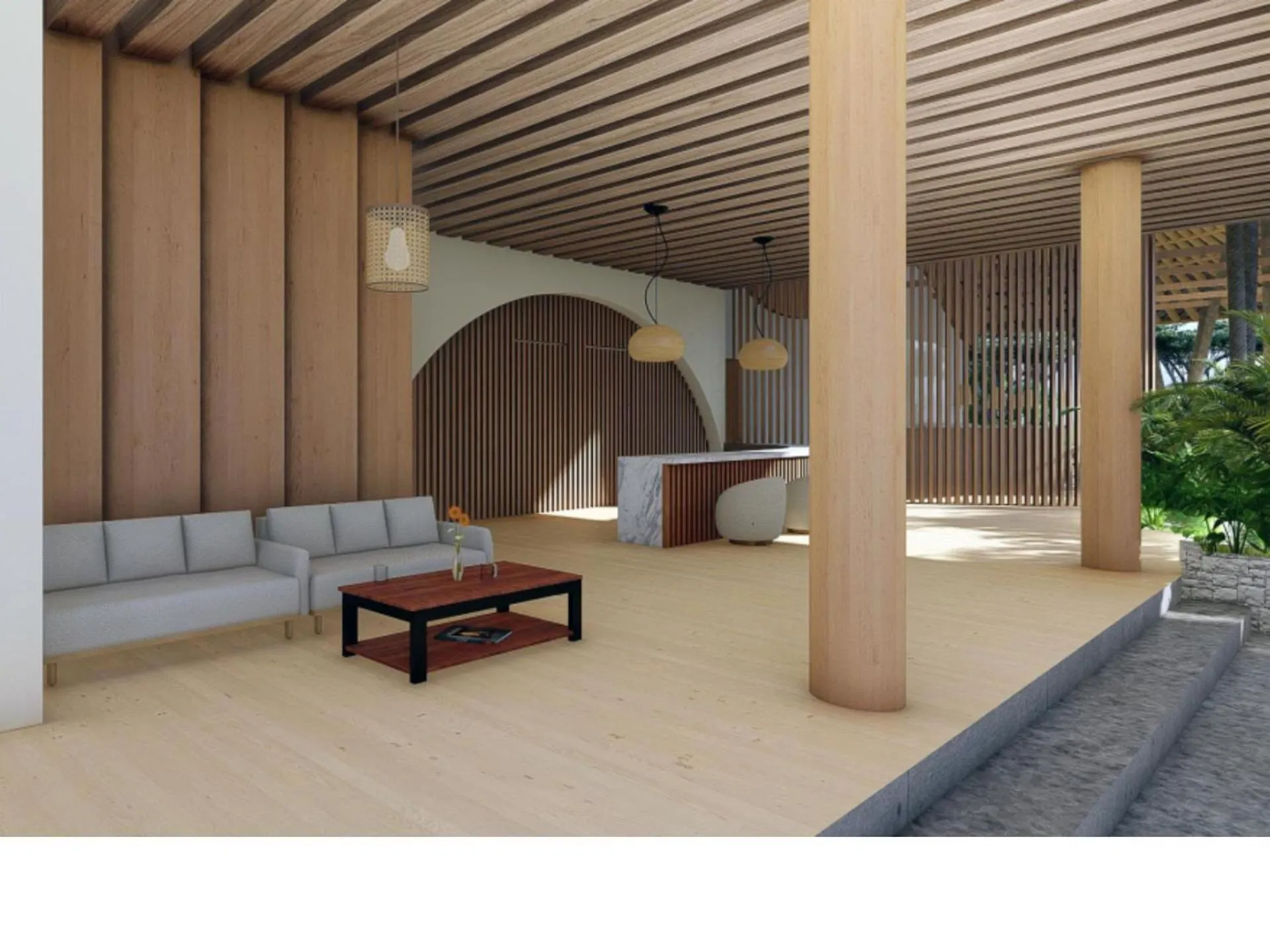 Lobby or reception in La Tropica Canggu Bali By Kanaya Hospitality