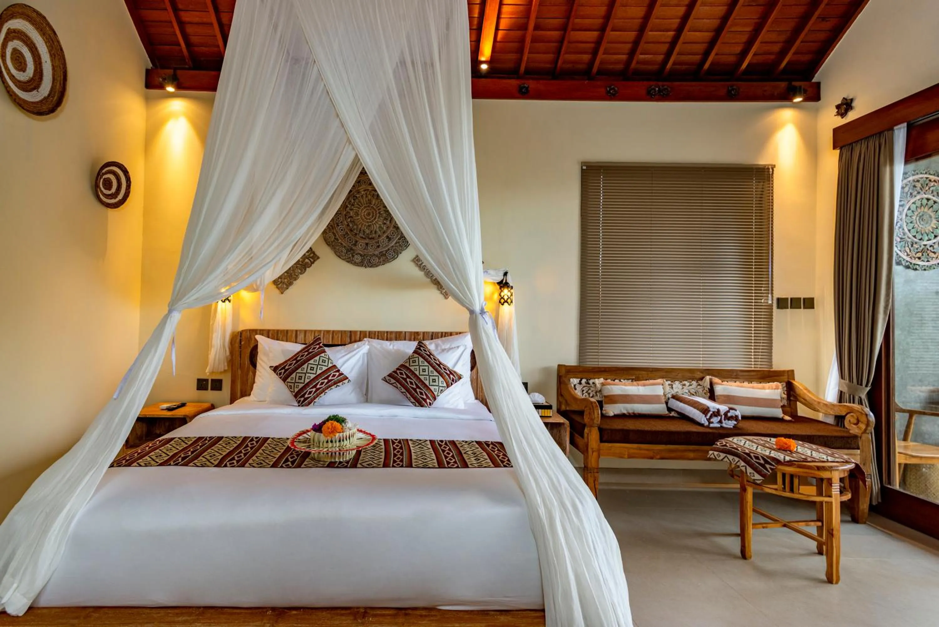 Bedroom, Bed in Shankara Villa Ubud by Dhananjaya Hospitality