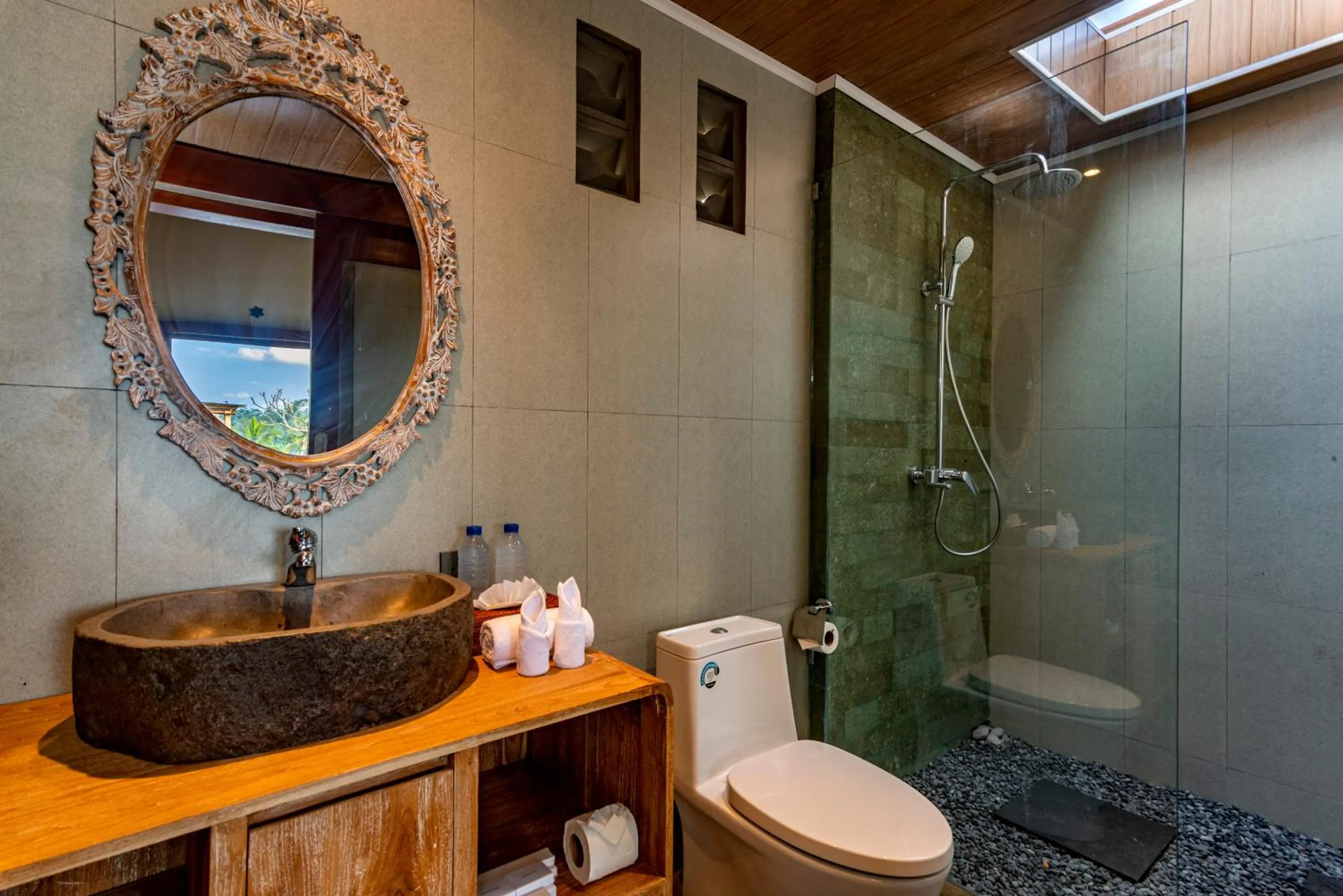 Bathroom in Shankara Villa Ubud by Dhananjaya Hospitality