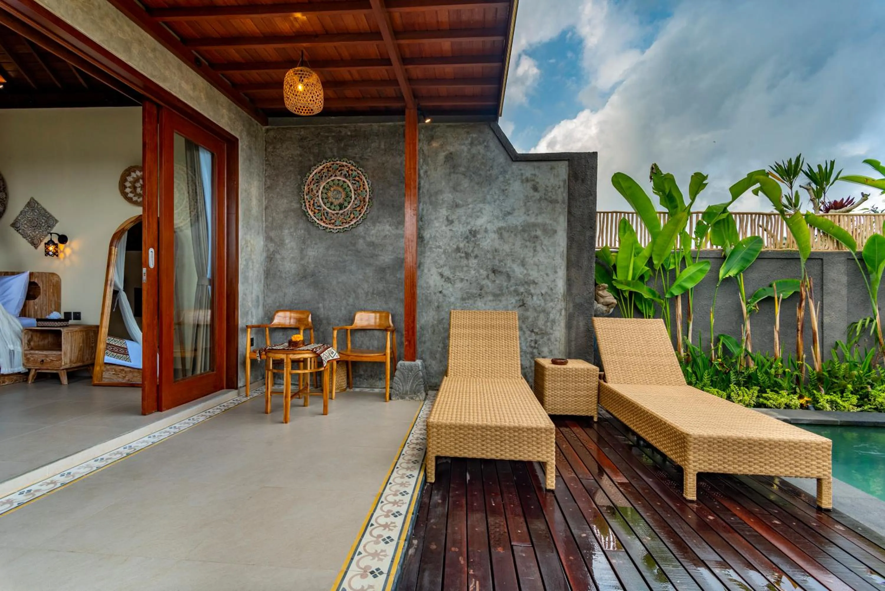Patio in Shankara Villa Ubud by Dhananjaya Hospitality