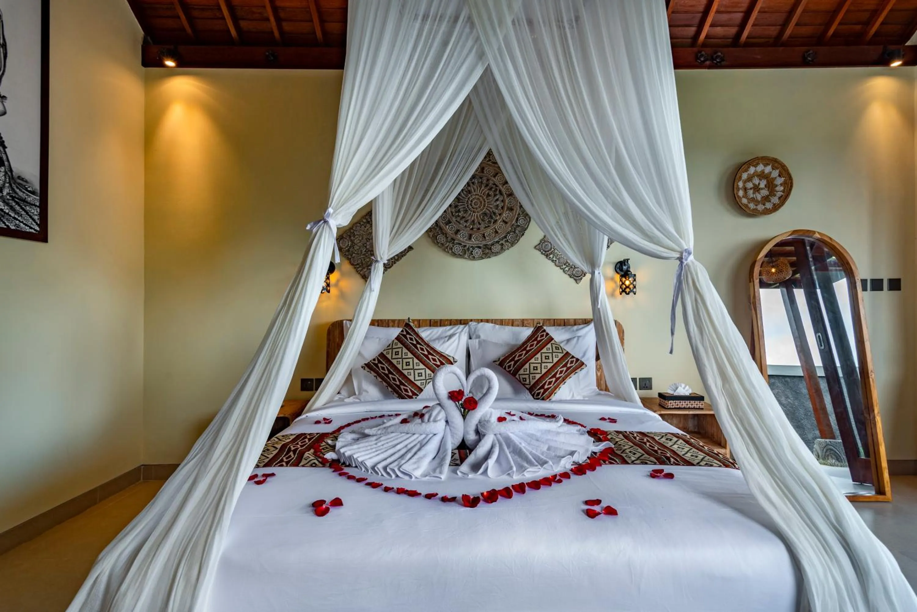 Bedroom, Bed in Shankara Villa Ubud by Dhananjaya Hospitality