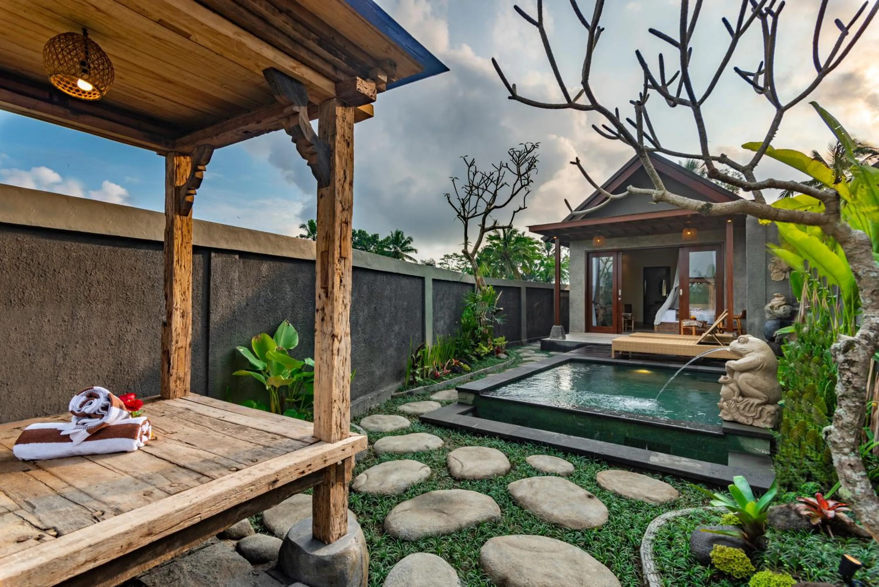 Patio in Shankara Villa Ubud by Dhananjaya Hospitality