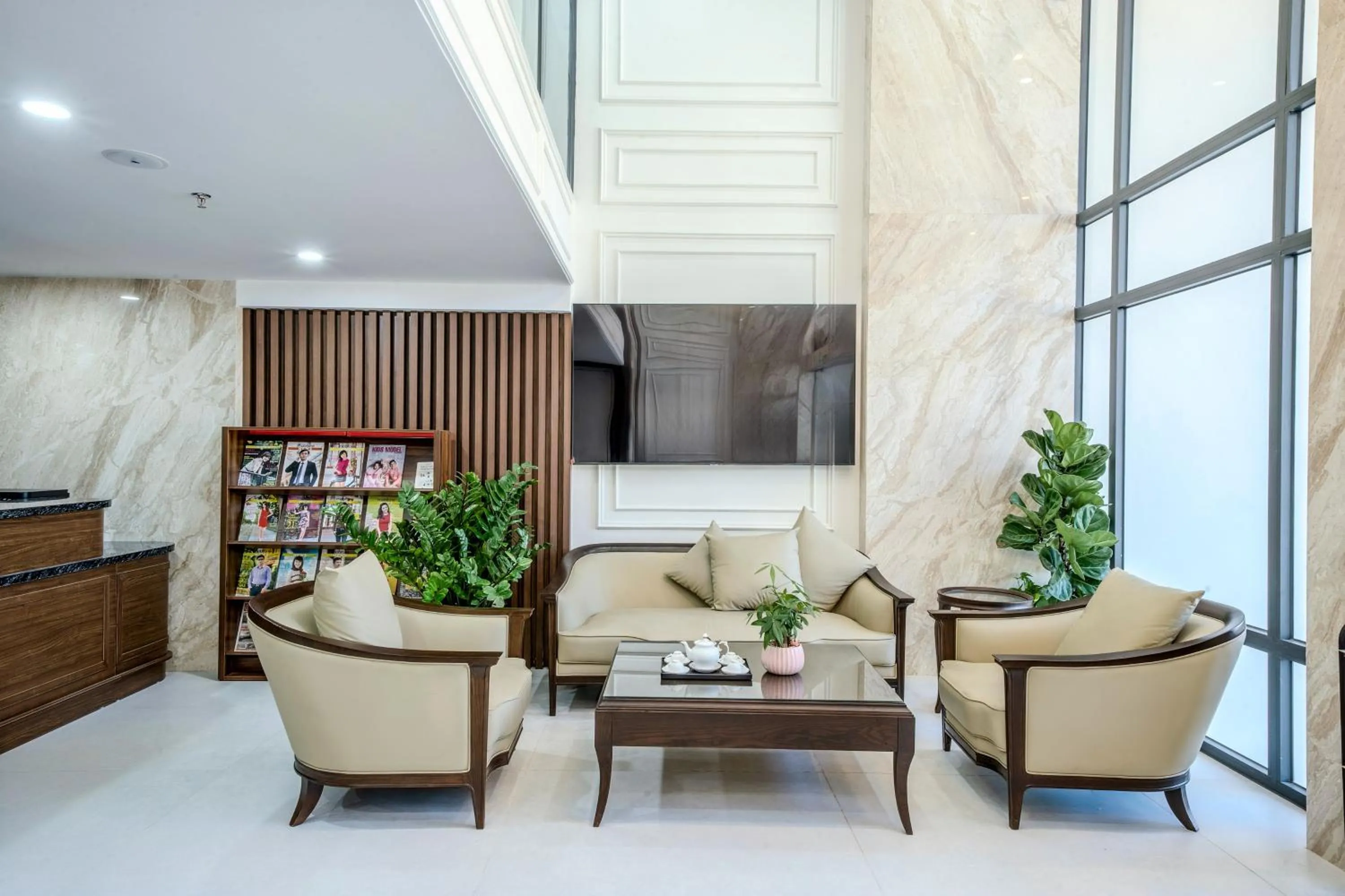 Lobby or reception in Tourane Boutique Hotel