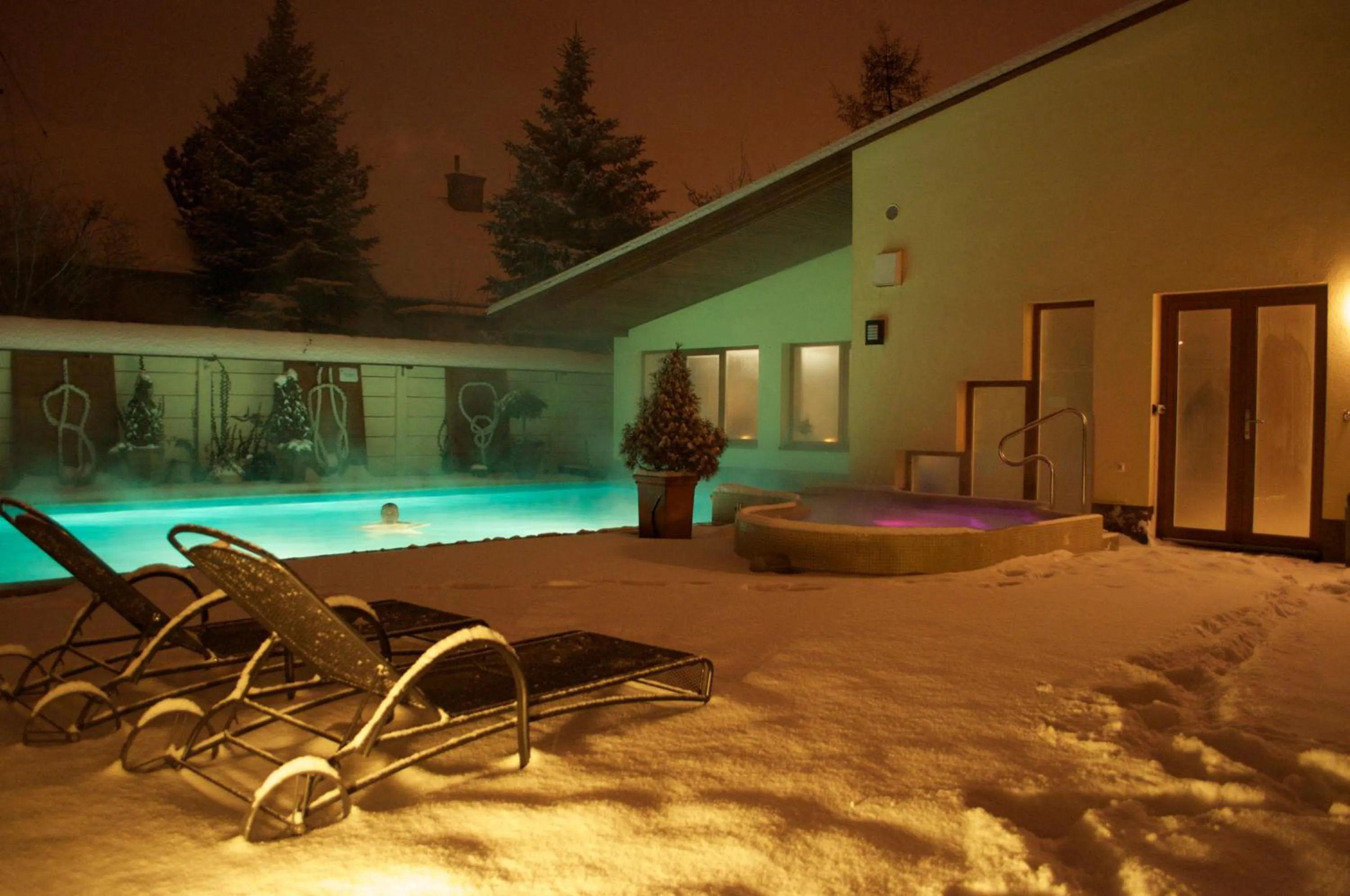 Swimming pool in Penzion Diana