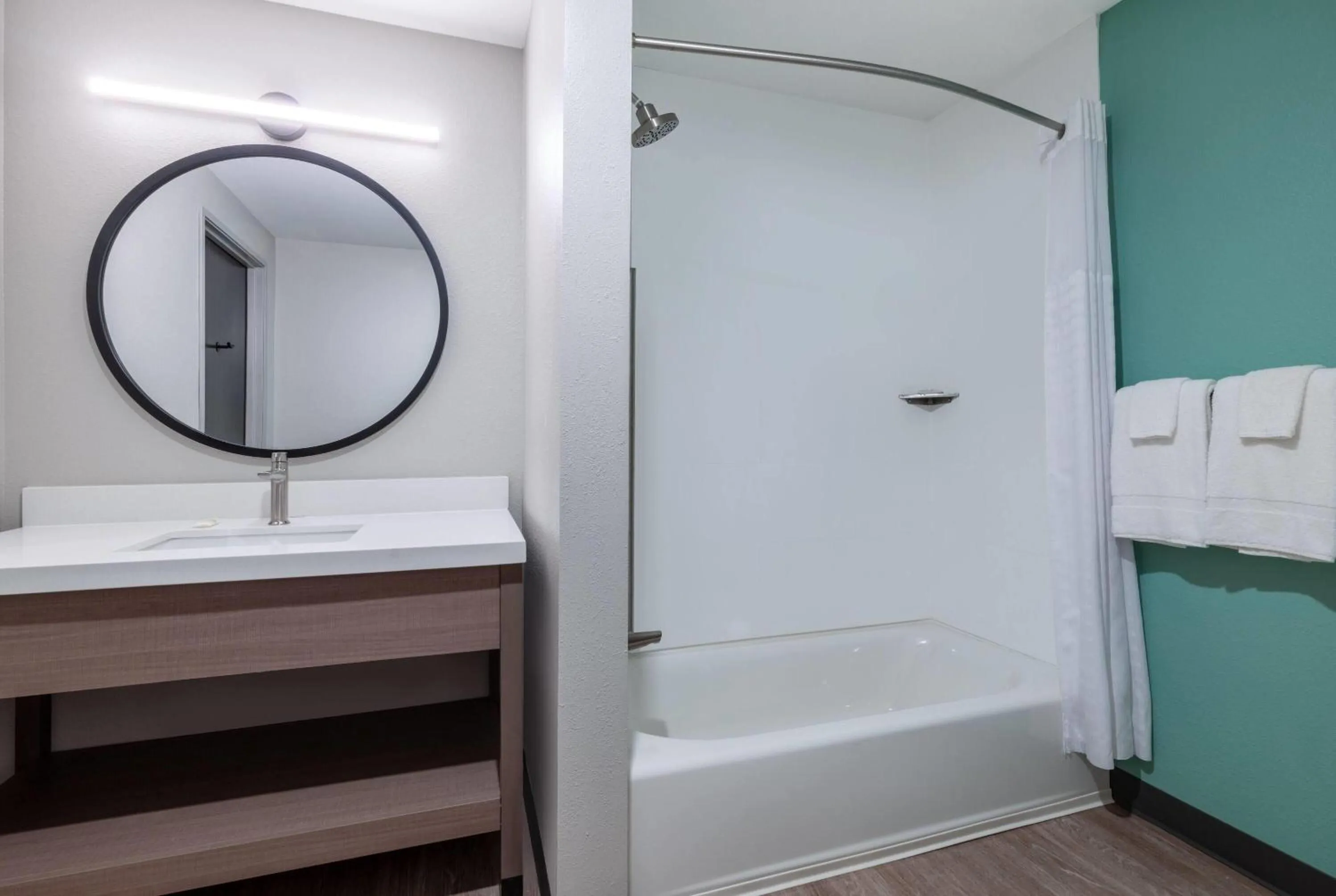 Bathroom in ECHO Suites Extended Stay by Wyndham Houston Pasadena Fwy Pl