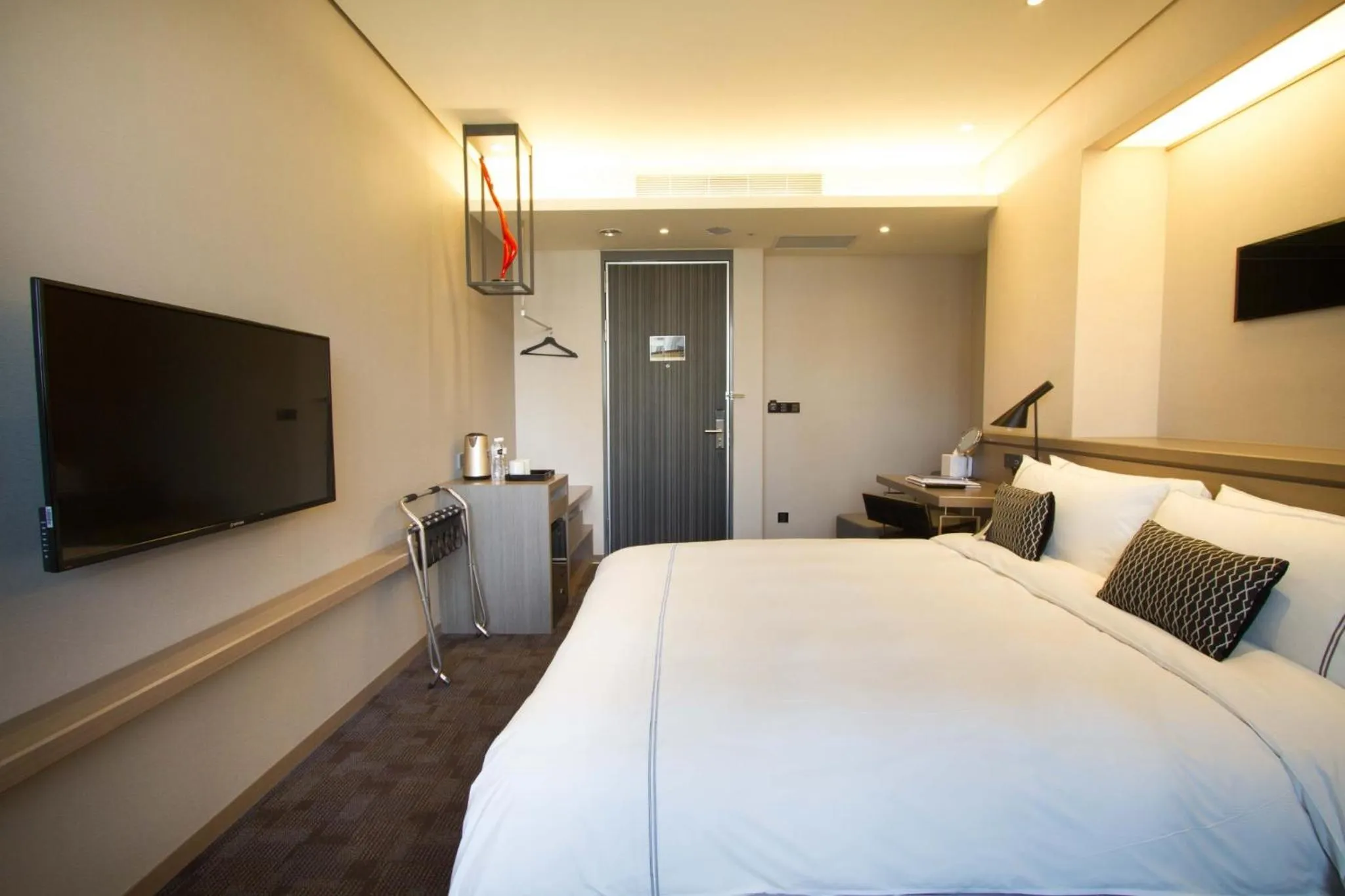 Bed in Hotel Reve Taichung