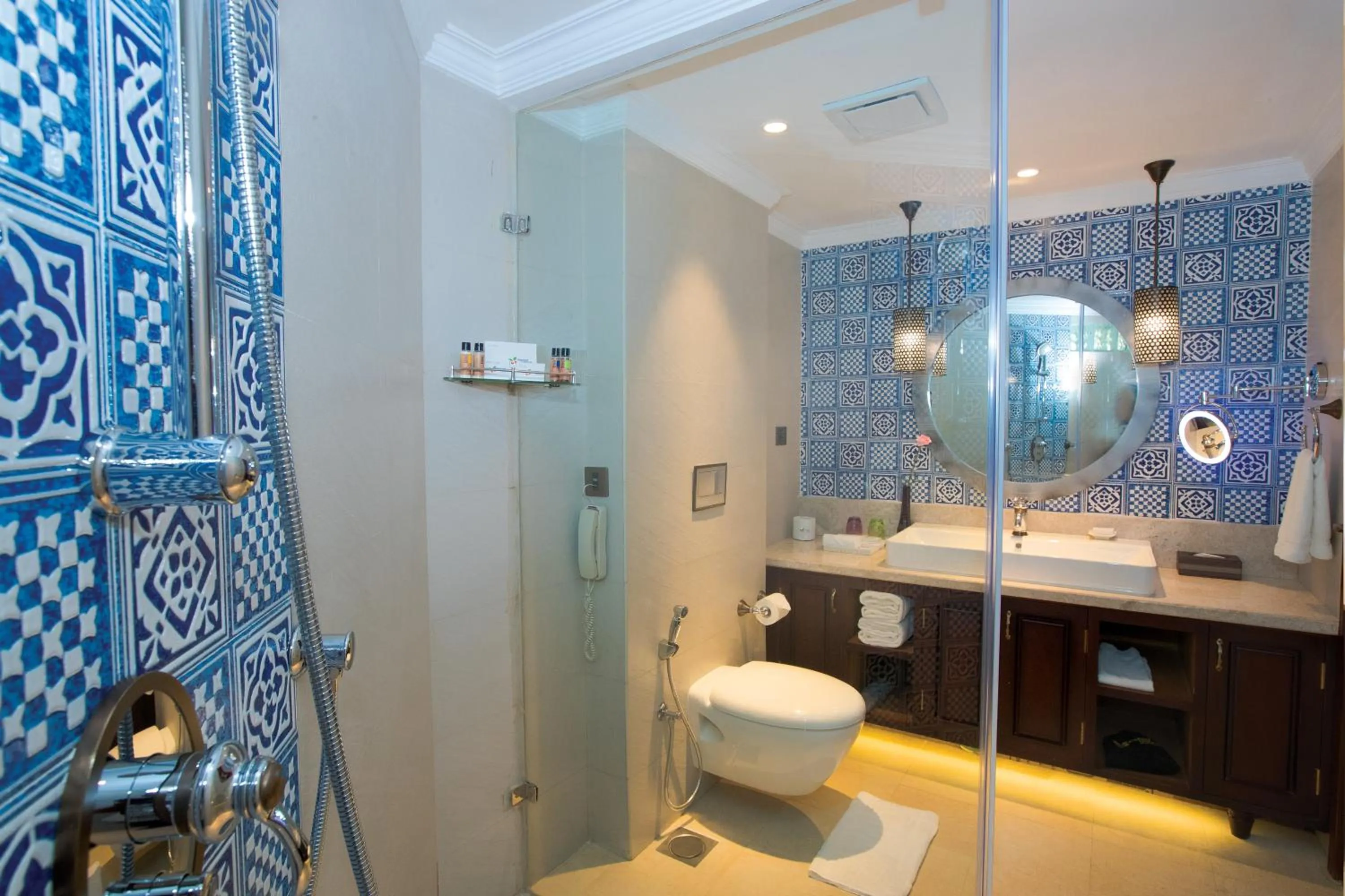 Bathroom in Fragrant Nature Kochi - A Five star Classified Hotel