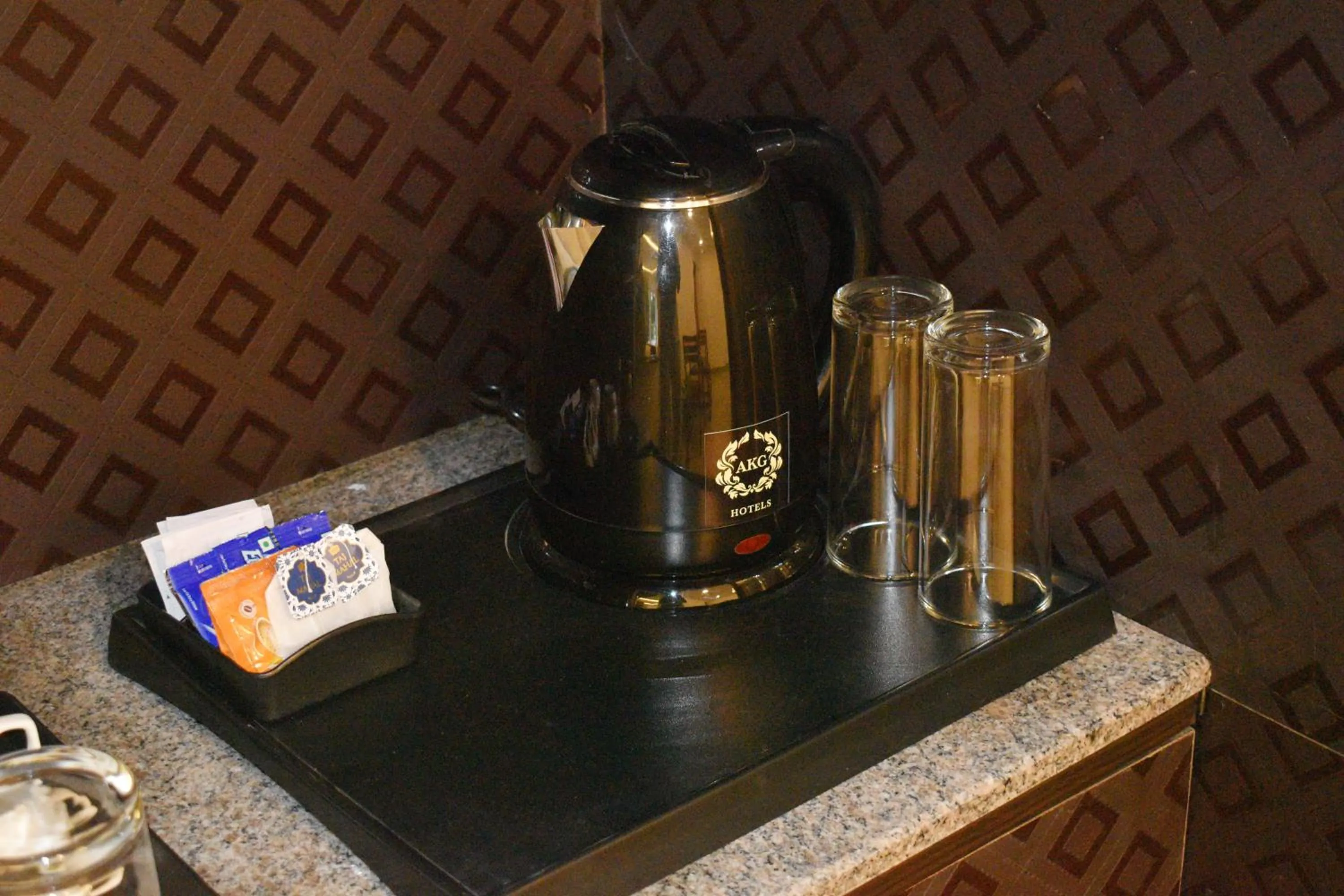 Coffee/tea facilities in A K G Hotel