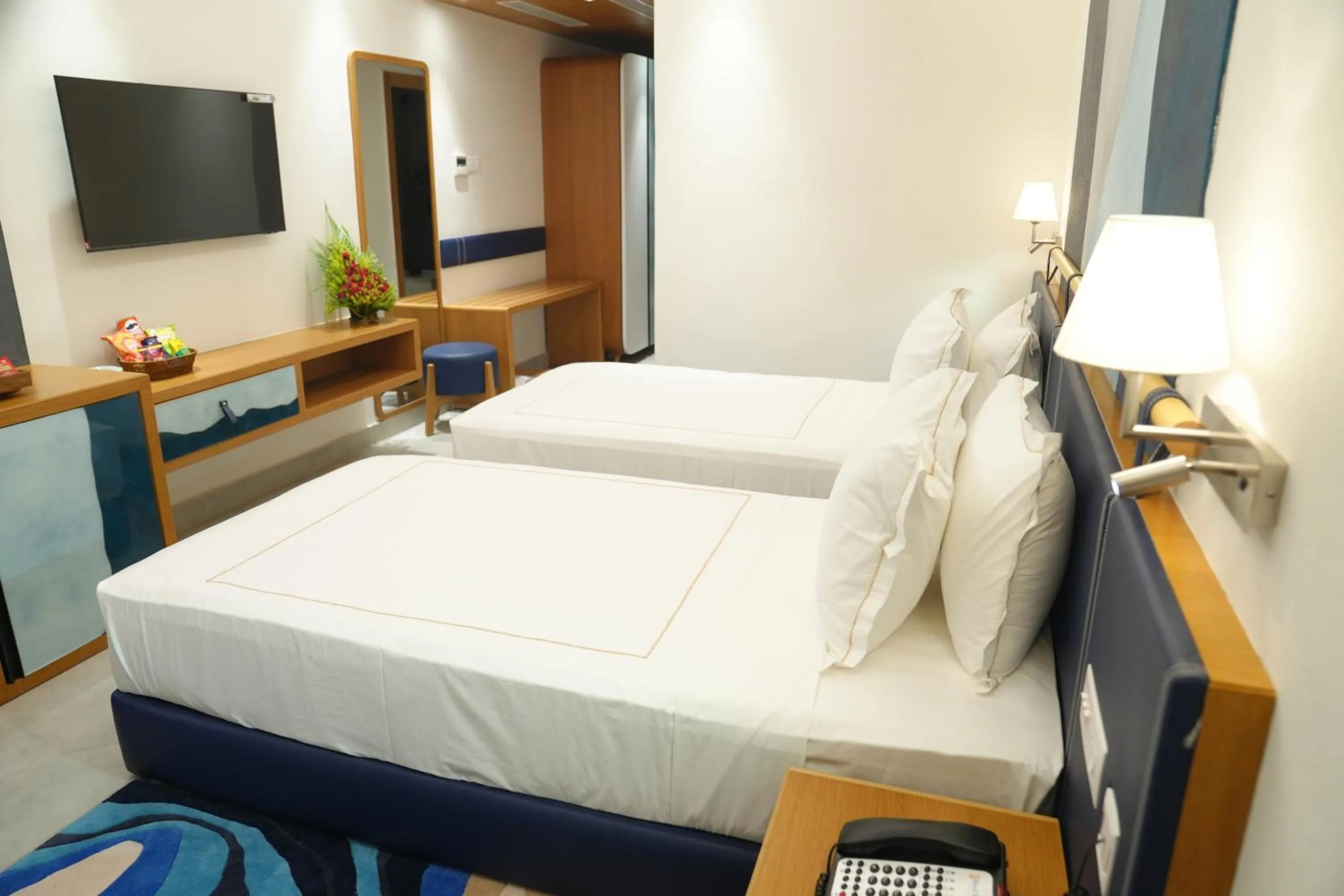 Bedroom, Bed in Royal Bishnu