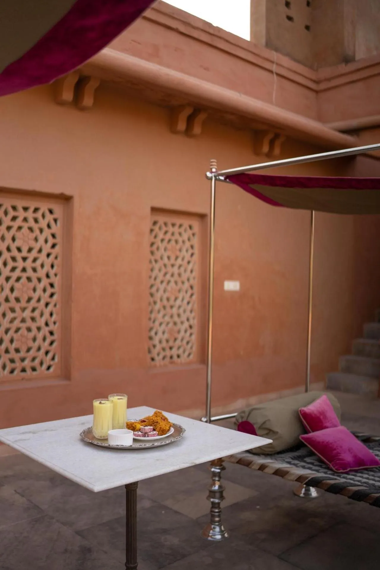 Seating area in Srinivas The Royal Residence, Jaipur