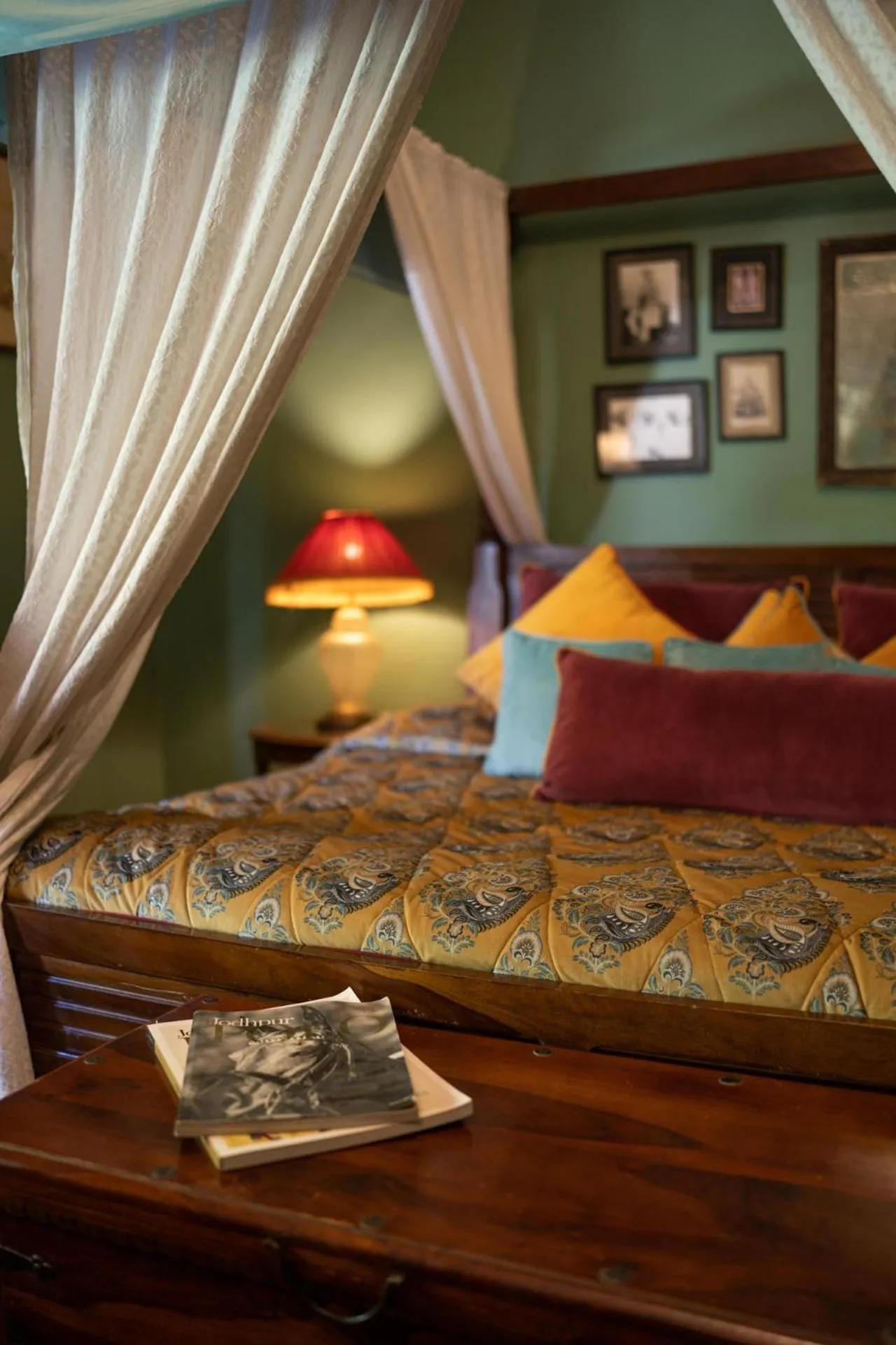 Bed in Srinivas The Royal Residence, Jaipur