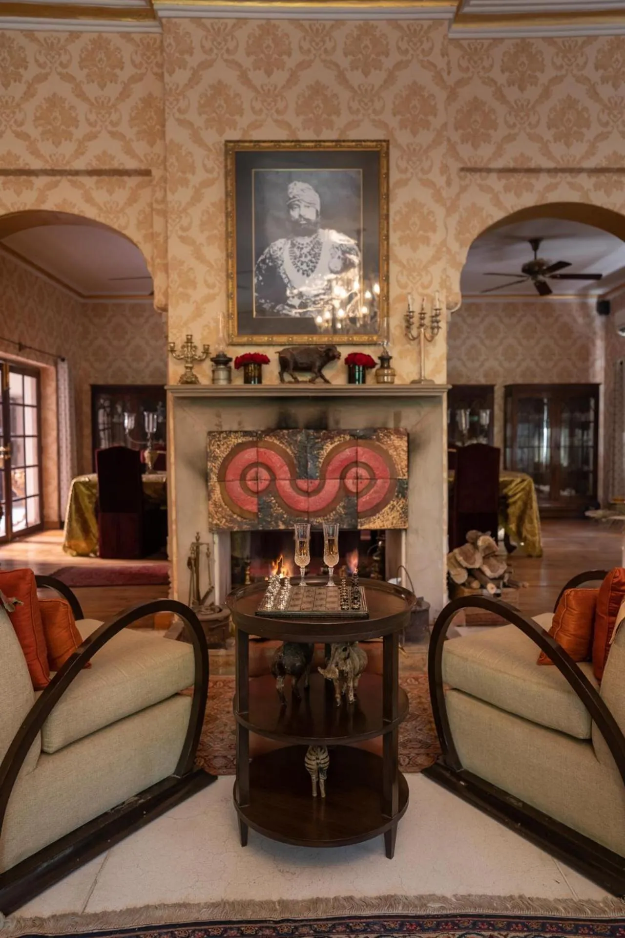 Living room in Srinivas The Royal Residence, Jaipur