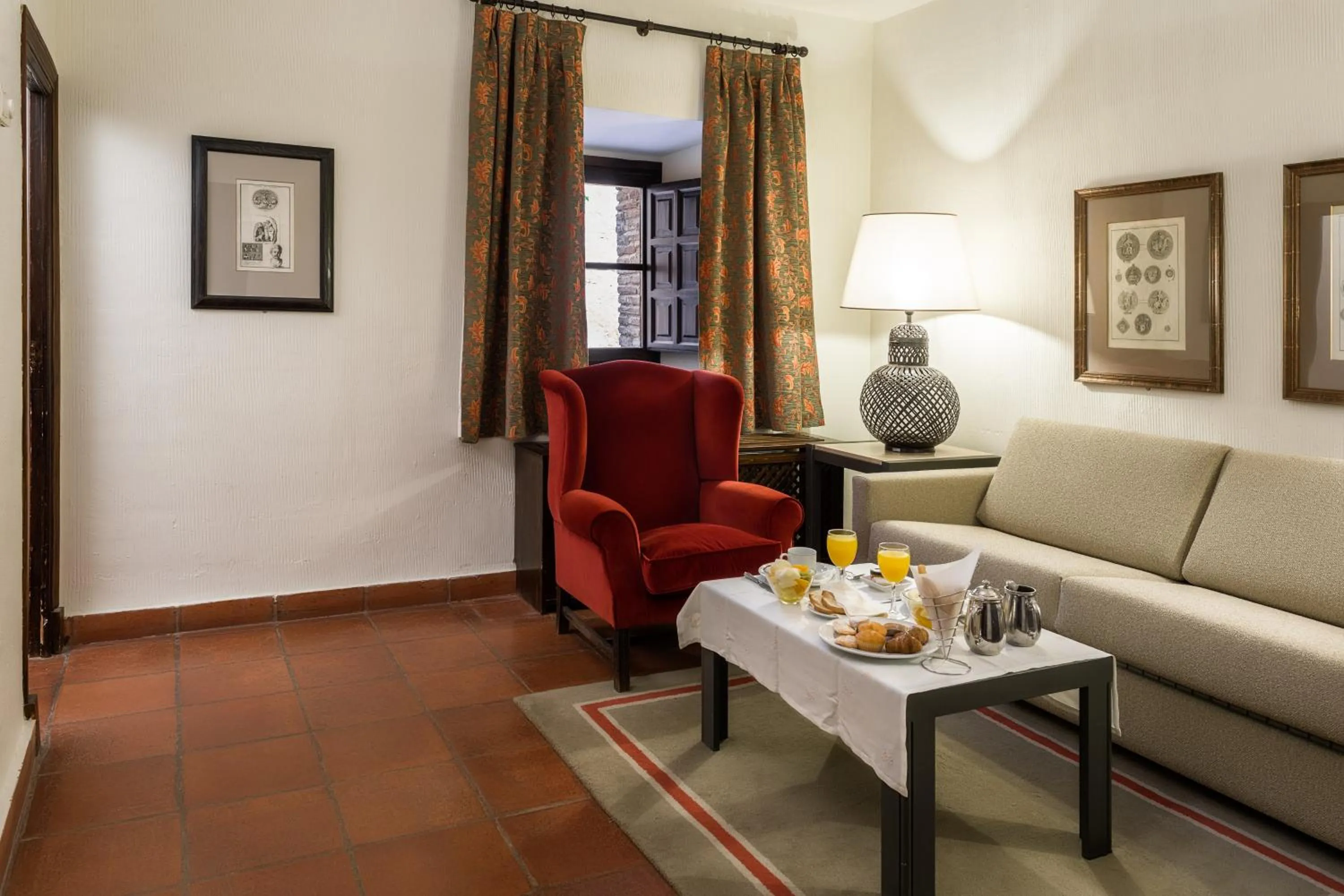Living room in Parador de Oropesa