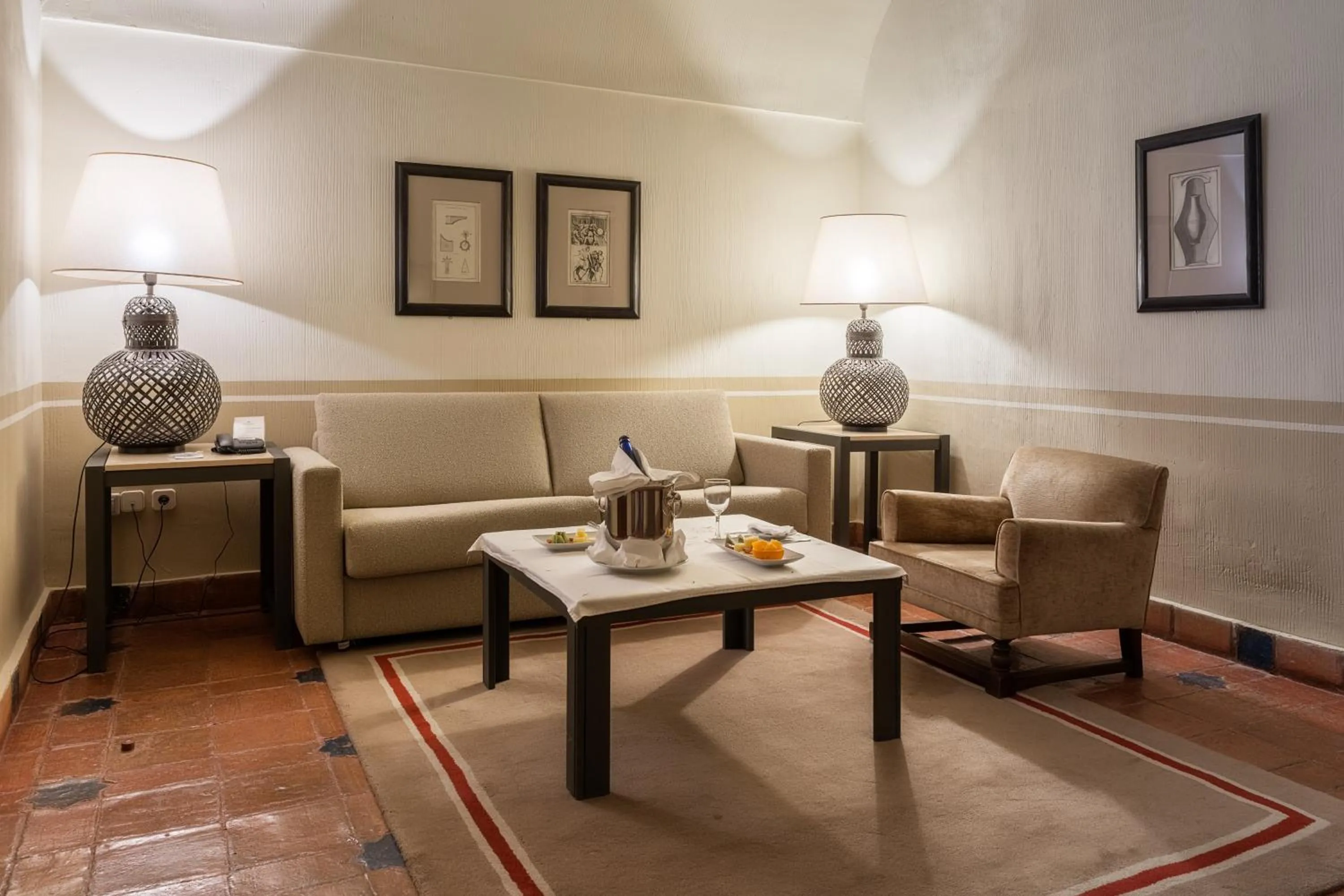 Living room in Parador de Oropesa