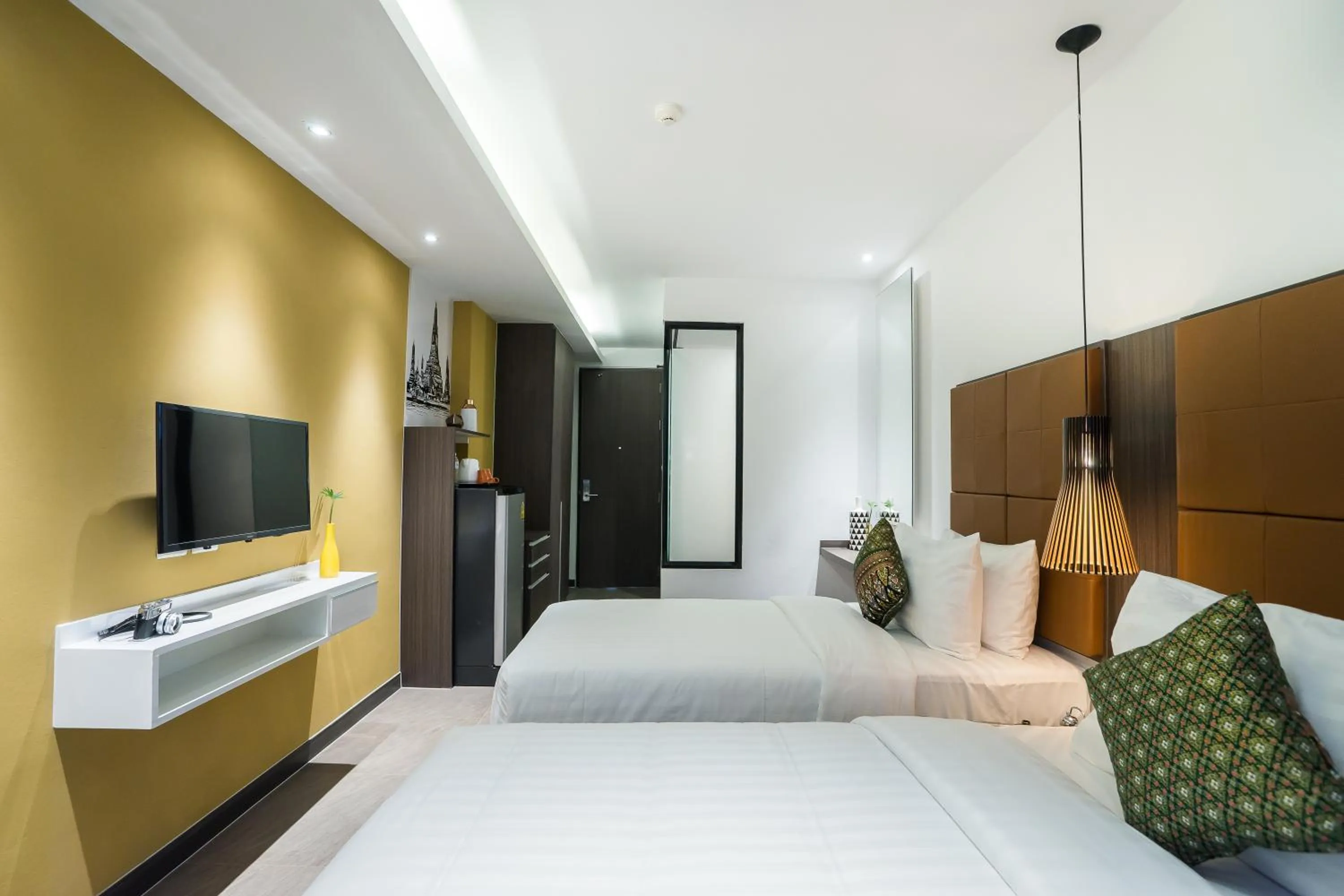 Bedroom, Bed in Aim House Bangkok No Parking